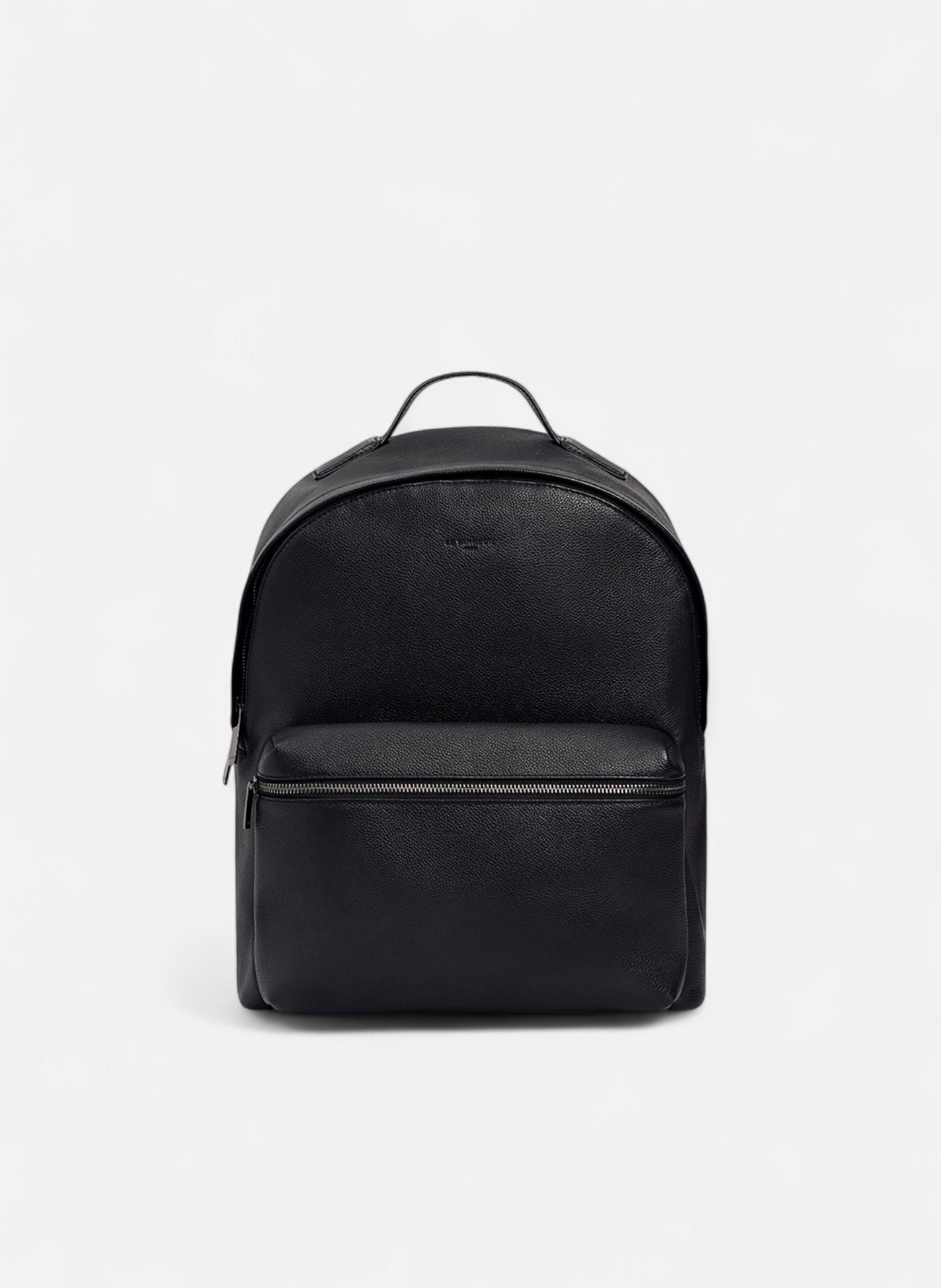 Sac à dos marceau en cuir grainé LE TANNEUR Noir