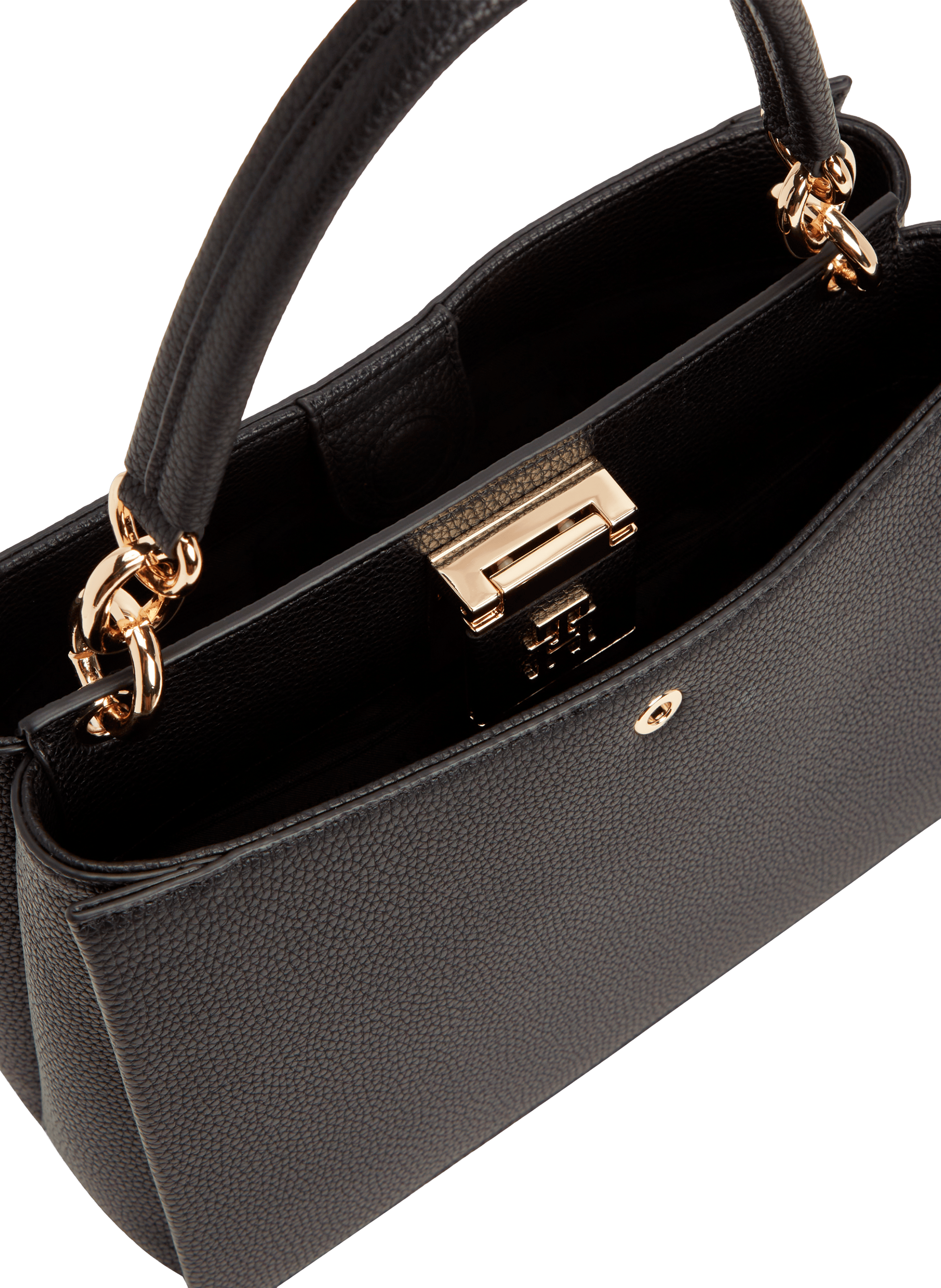 Sac à bandoulière amovible grainé TOMMY HILFIGER Noir