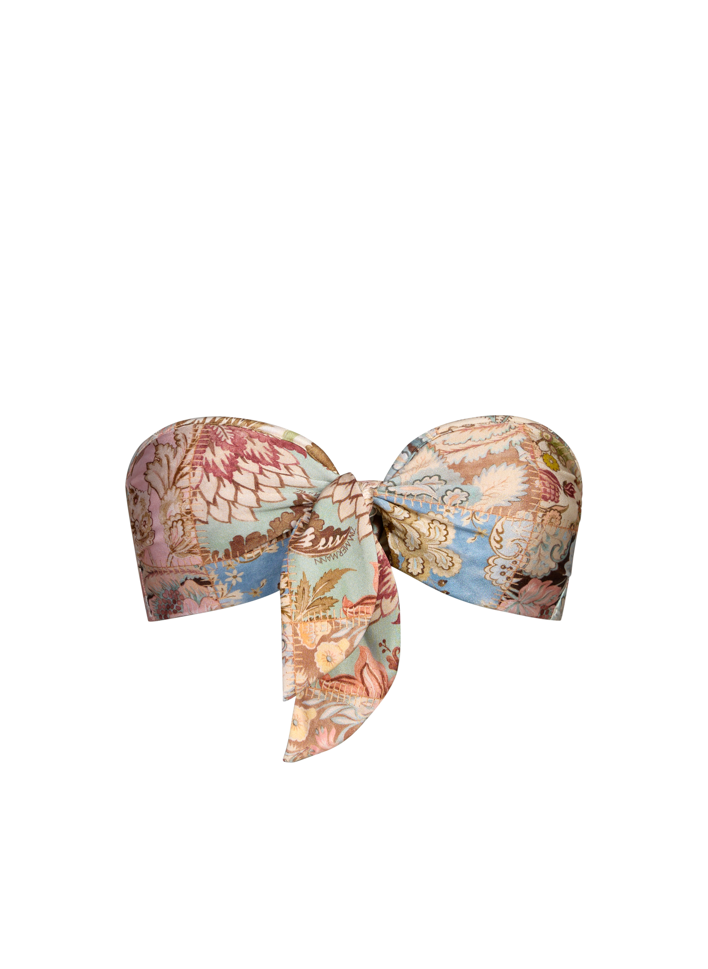 Patterned bikini top ZIMMERMANN Multicolour