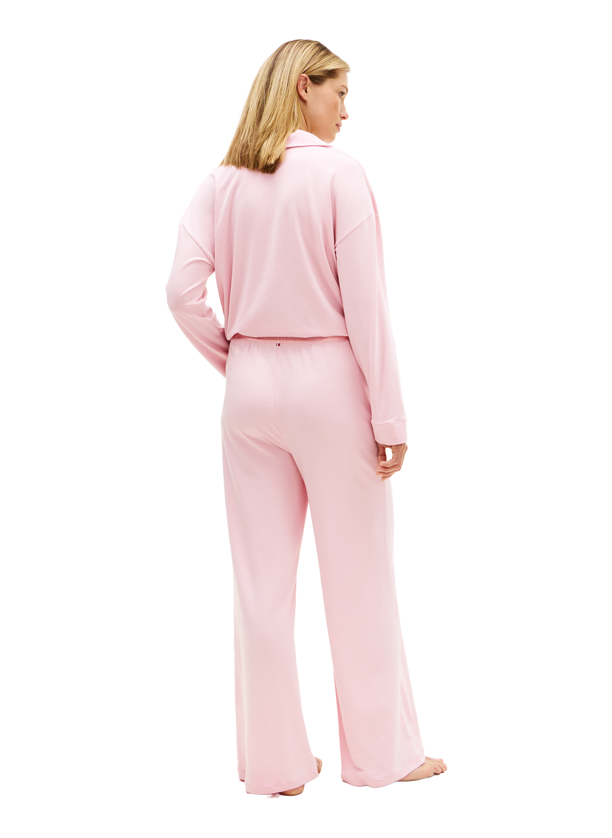 Mixed cotton pajama pants TOMMY HILFIGER Pink