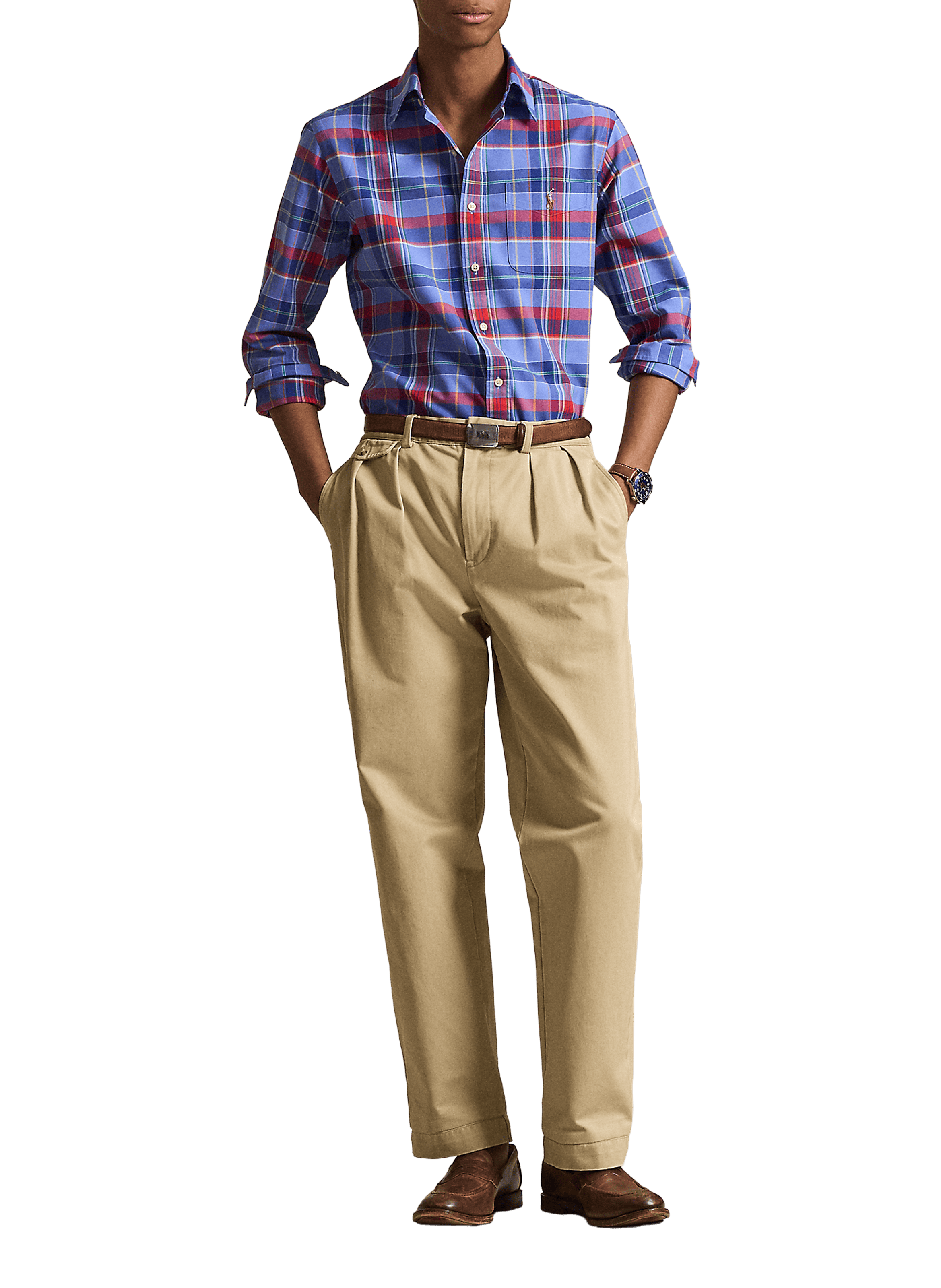 Check cotton Shirt POLO RALPH LAUREN Blue