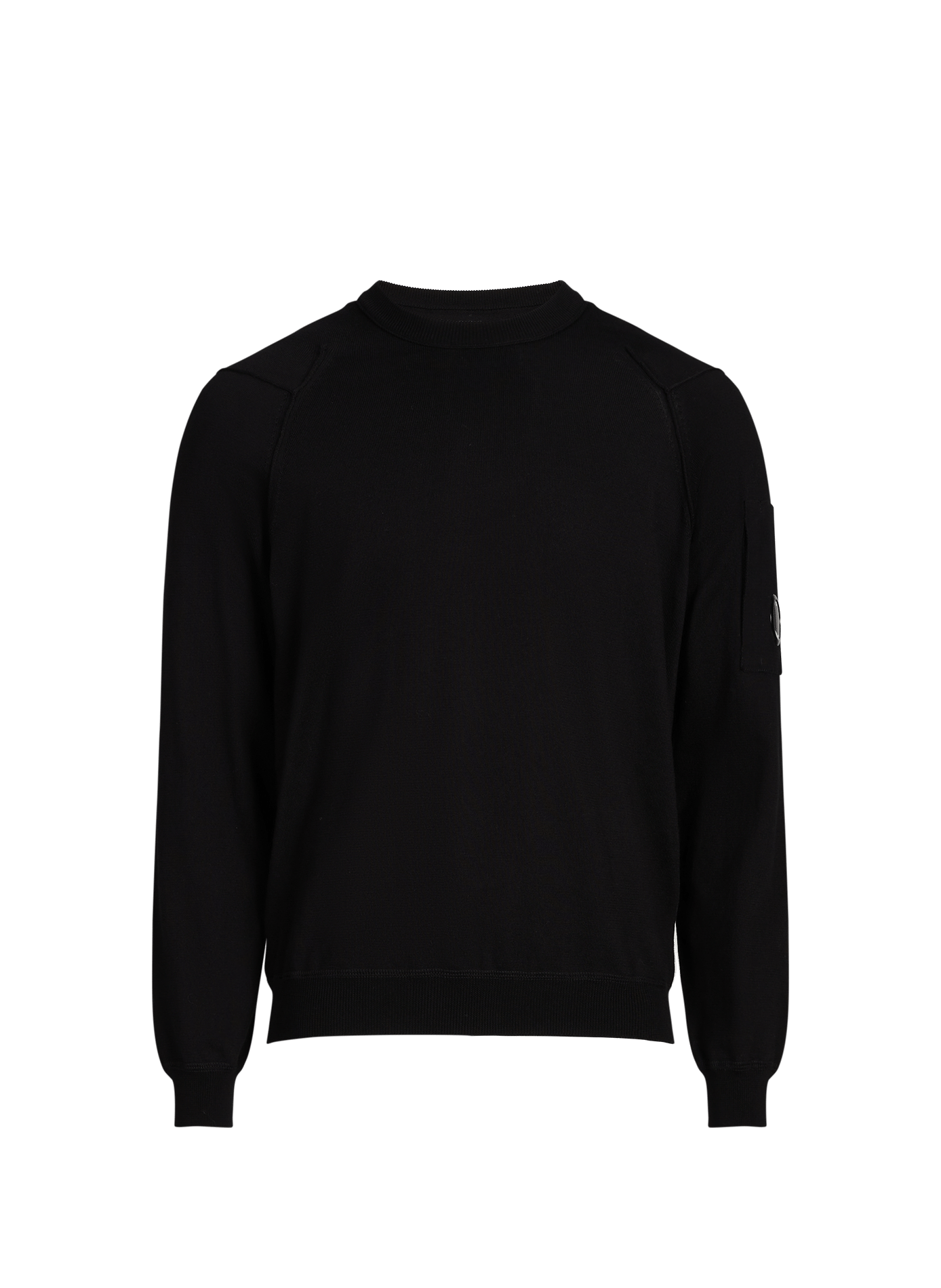 Sweat col rond en coton CP COMPANY Noir