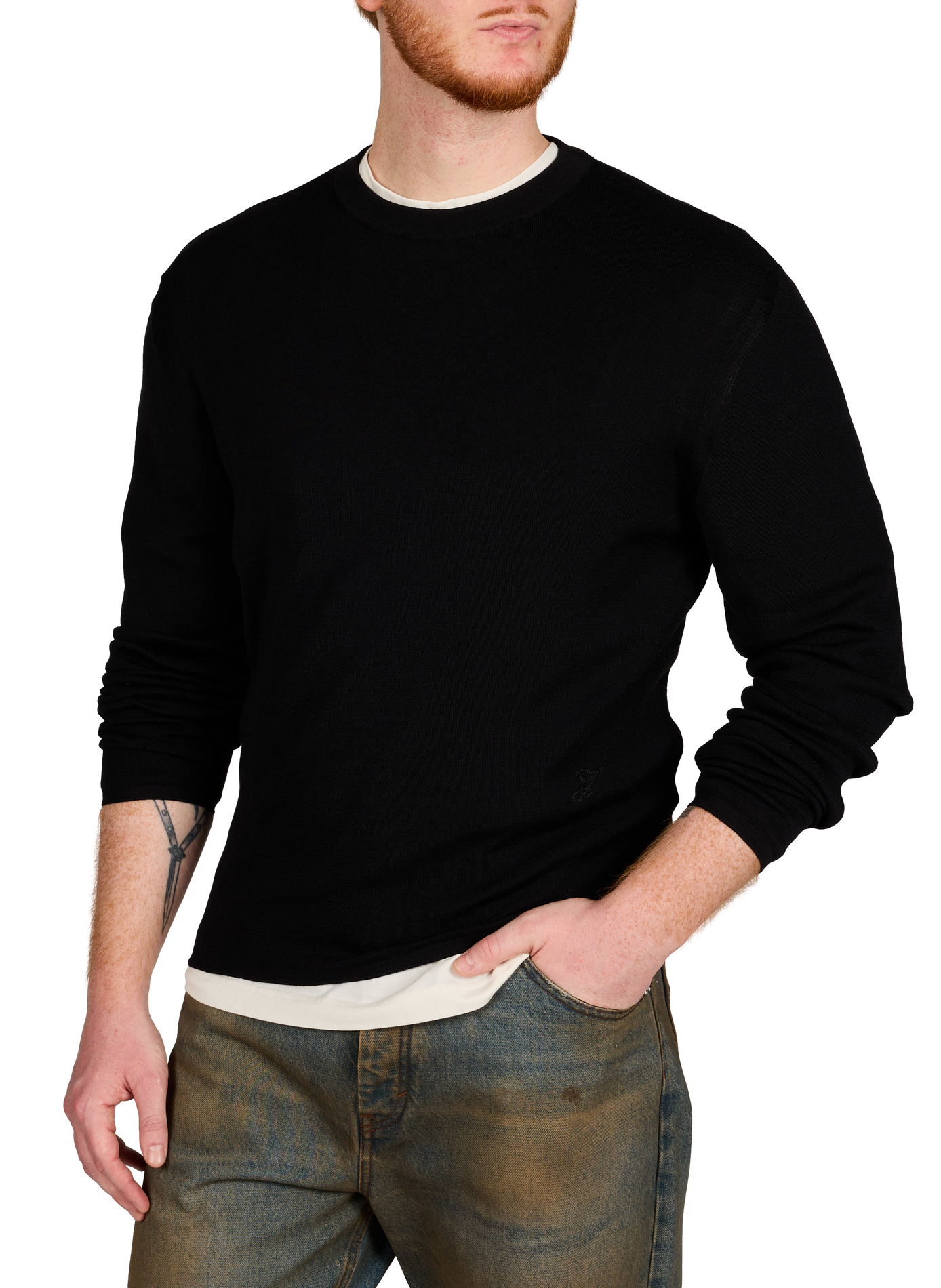 The Rosemary Knit in virgin wool and silk JACQUEMUS Black