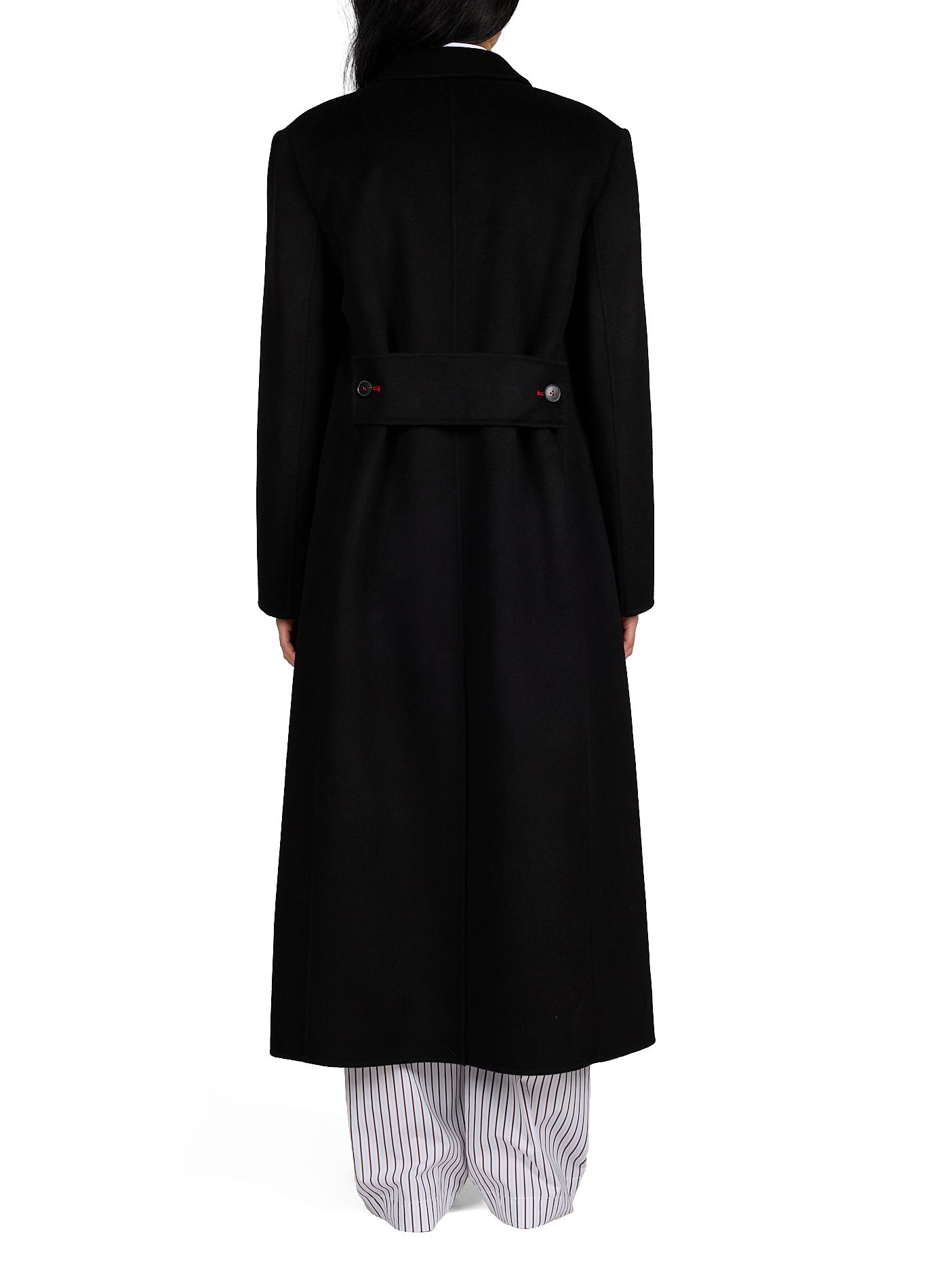 Long wool and cashmere coat VICTORIA BECKHAM Black
