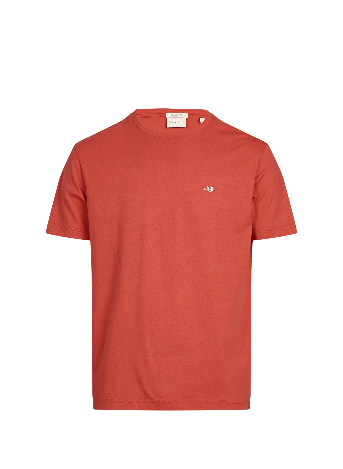 Plain Cotton T-shirt GANT Pink