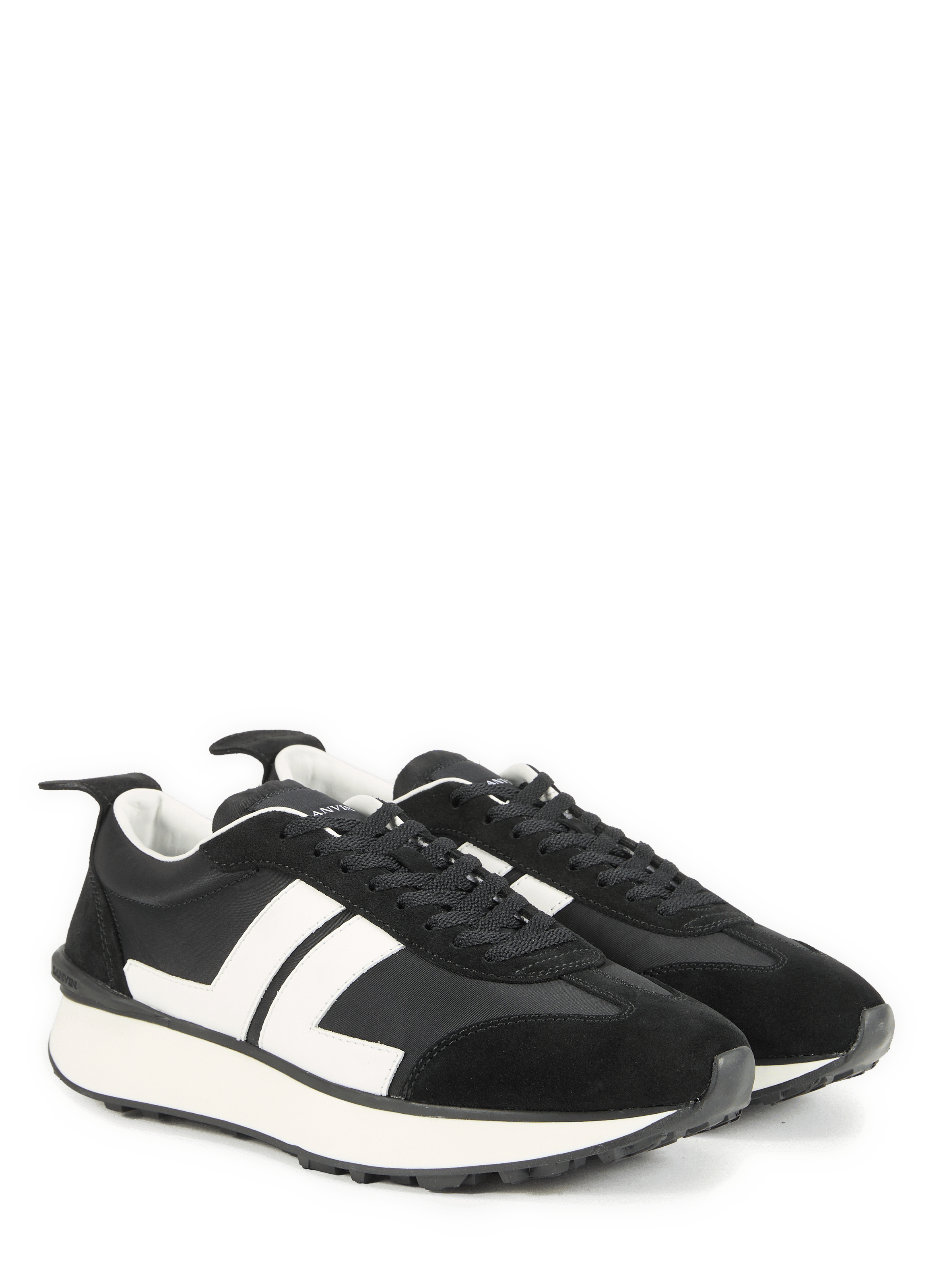 Baskets bases Bumpr compensées LANVIN Noir