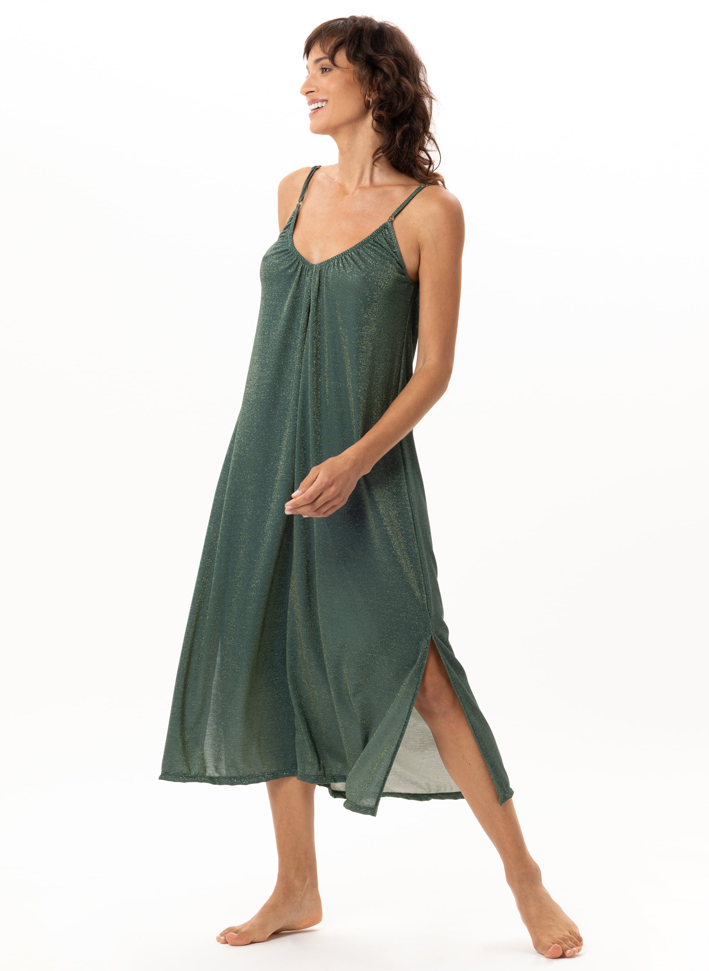 Robe en maille lurex coco 241 LE CHAT Vert