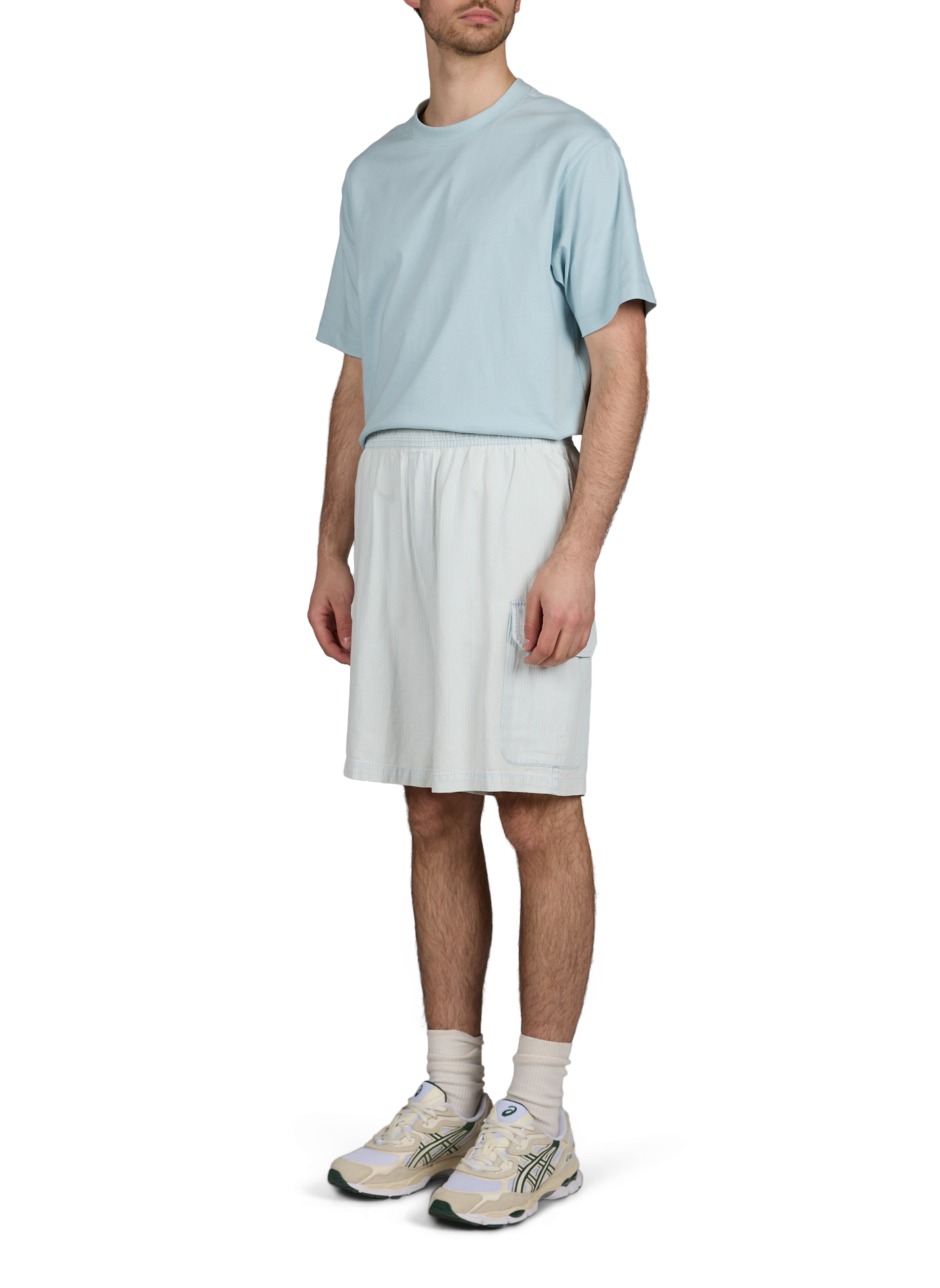 T-shirt manches courtes Aarhus en coton organique MINIMUM Bleu