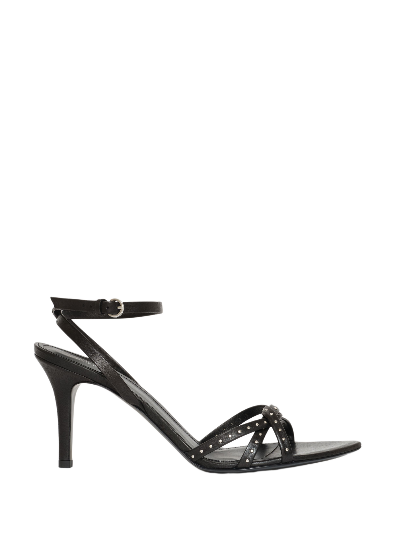 Adole lamb leather high heel sandals ISABEL MARANT Black