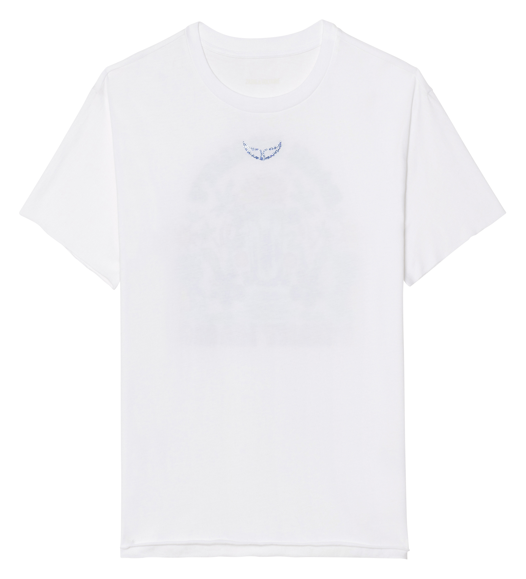 Tee-shirt col rond en coton bio tommer ZADIG&VOLTAIRE Blanc