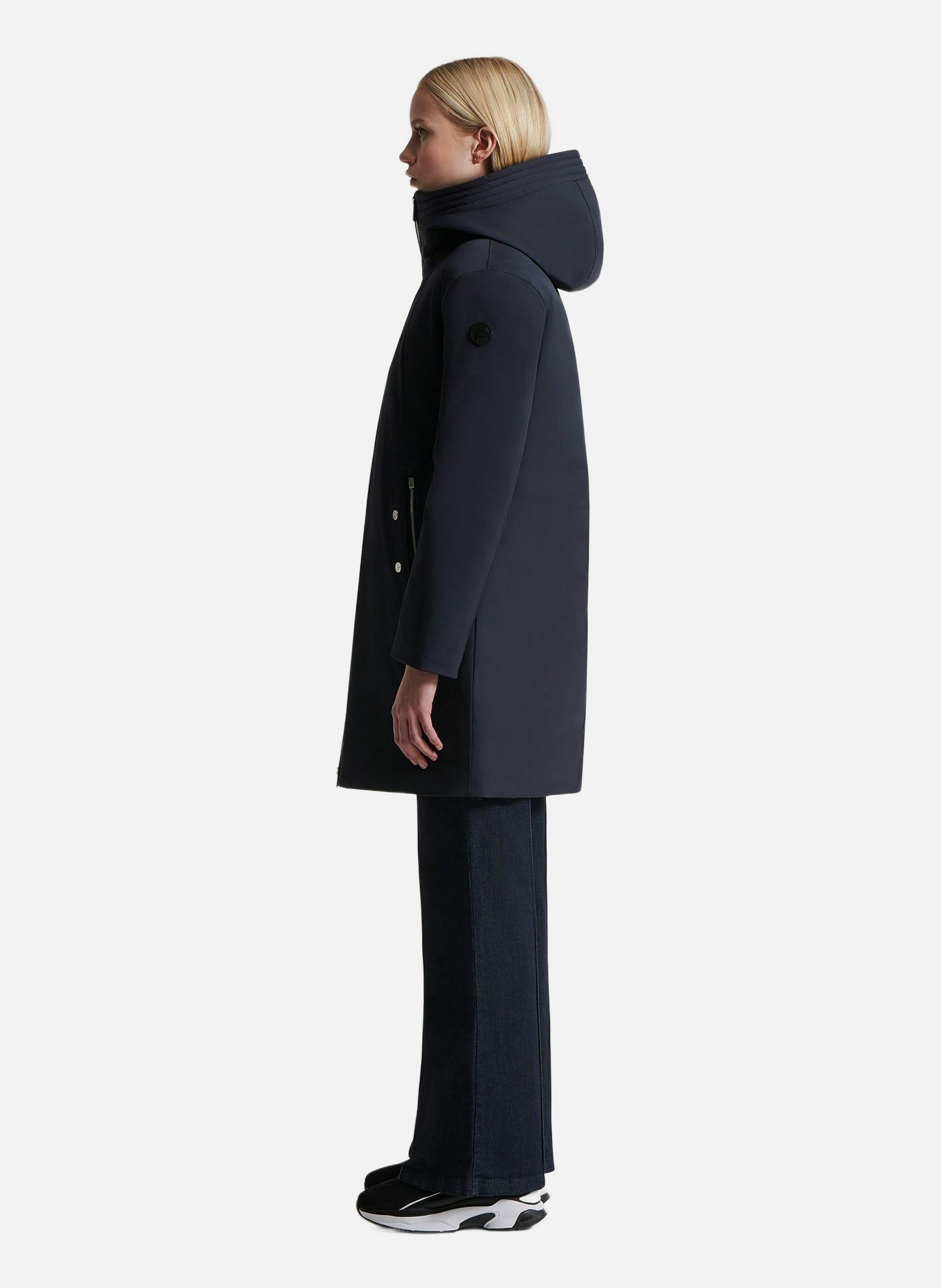 Manteau misha col montant coupe regular FUSALP Bleu