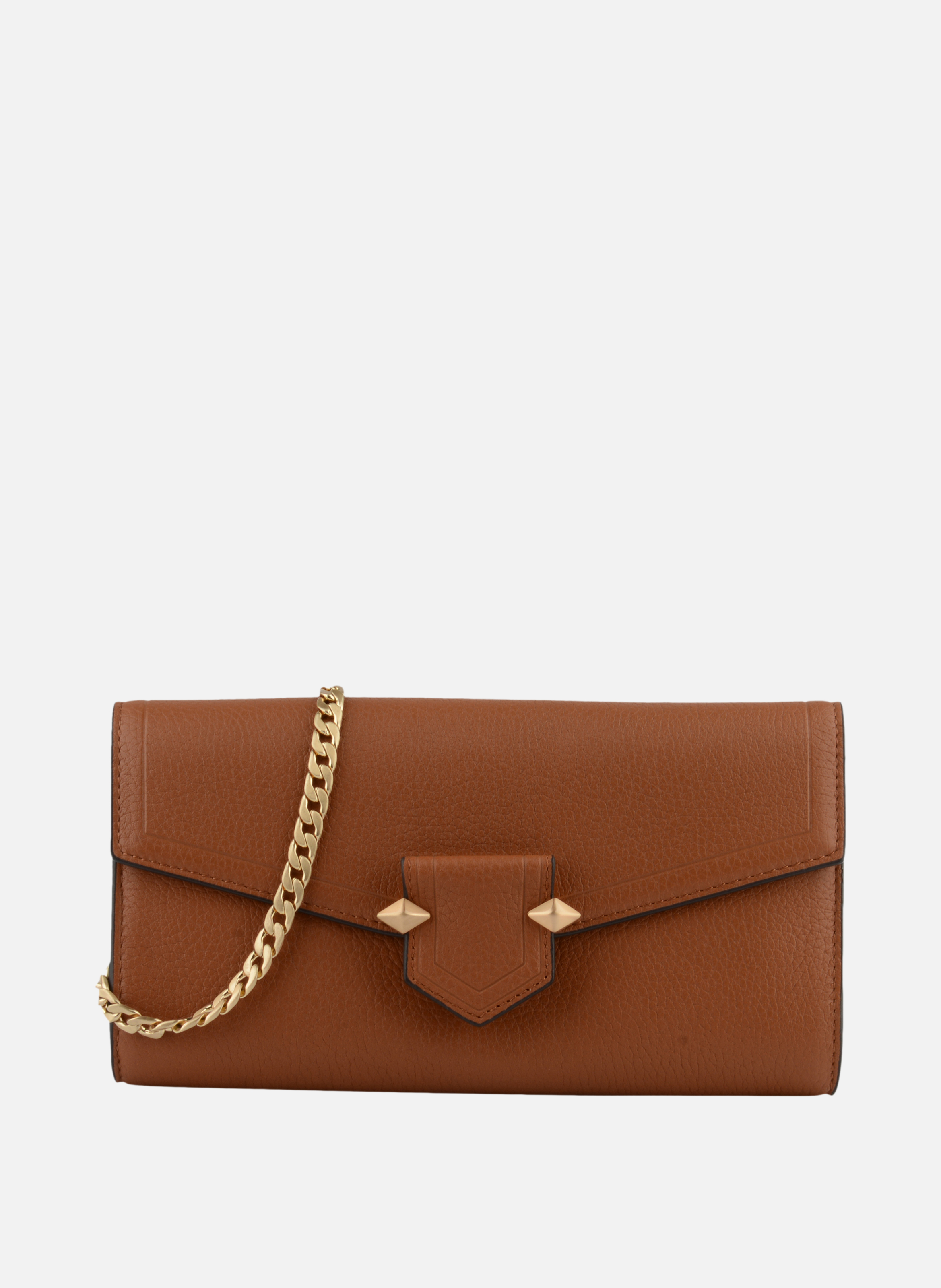 Sèvres | sac besace gm en cuir de vachette POURCHET Marron