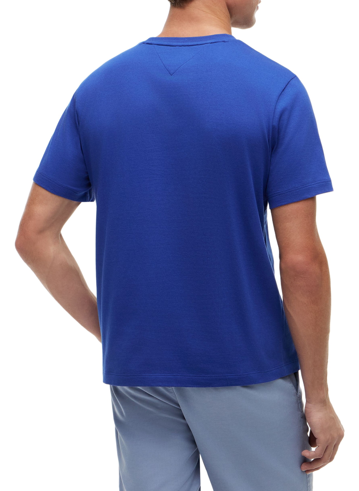 Round-neck cotton T-shirt TOMMY HILFIGER Blue