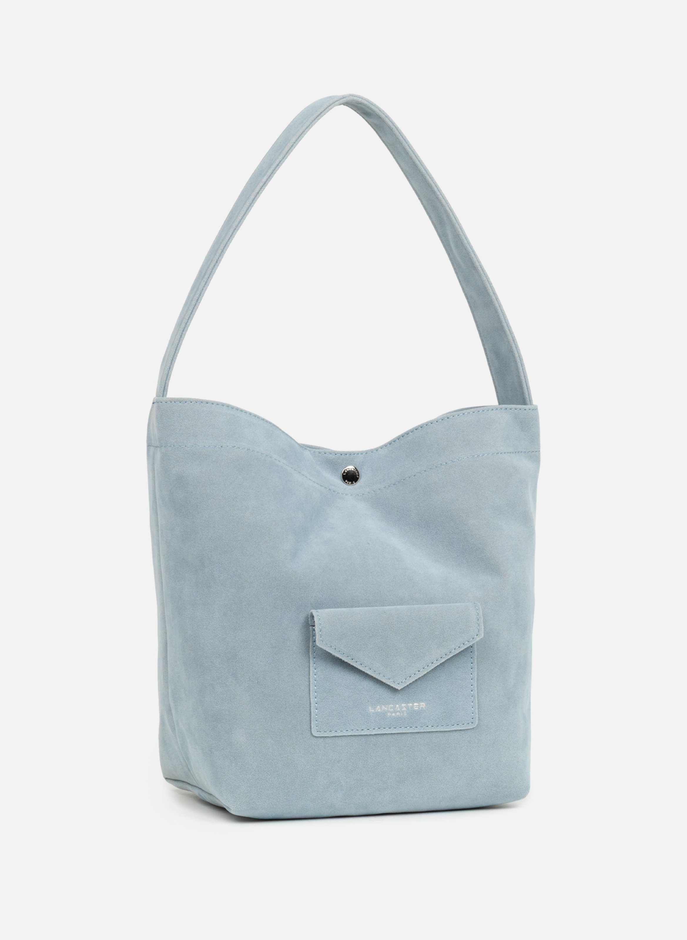 Mini sac seau - suédine kba LANCASTER Bleu