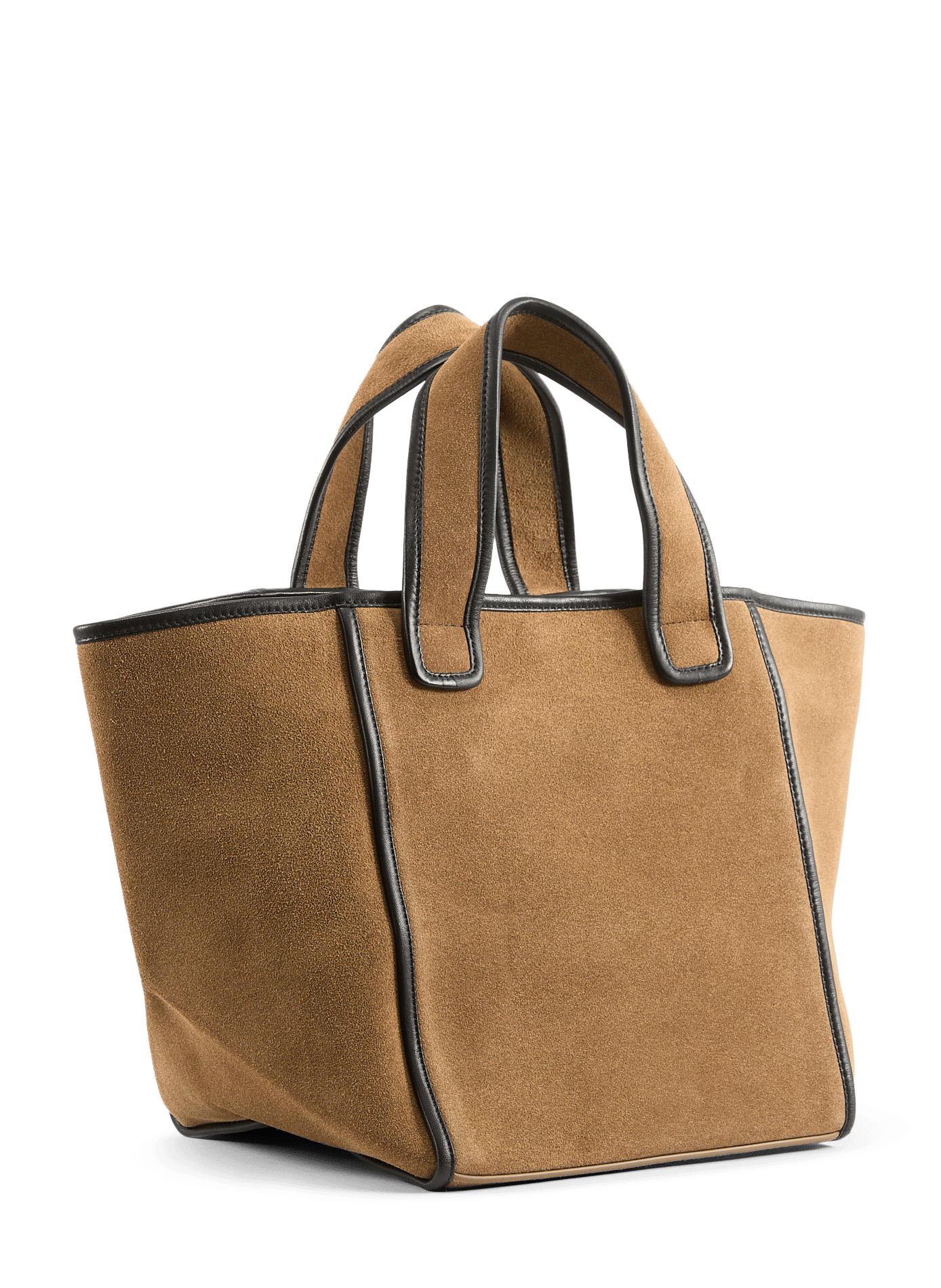Mini Kub bag in suede leather BELLEROSE Brown