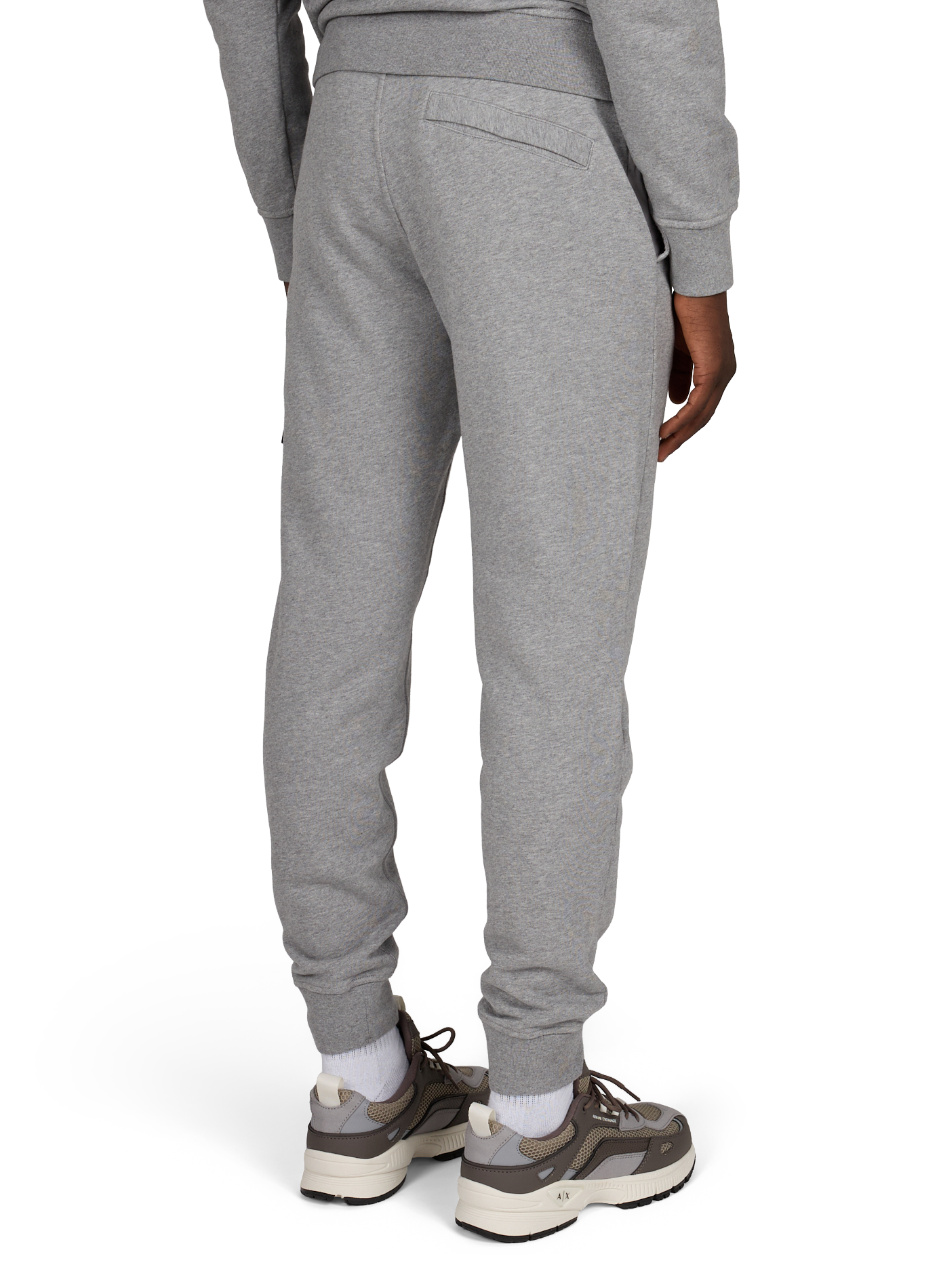 Schmale Jogginghose aus Baumwolle STONE ISLAND Grau
