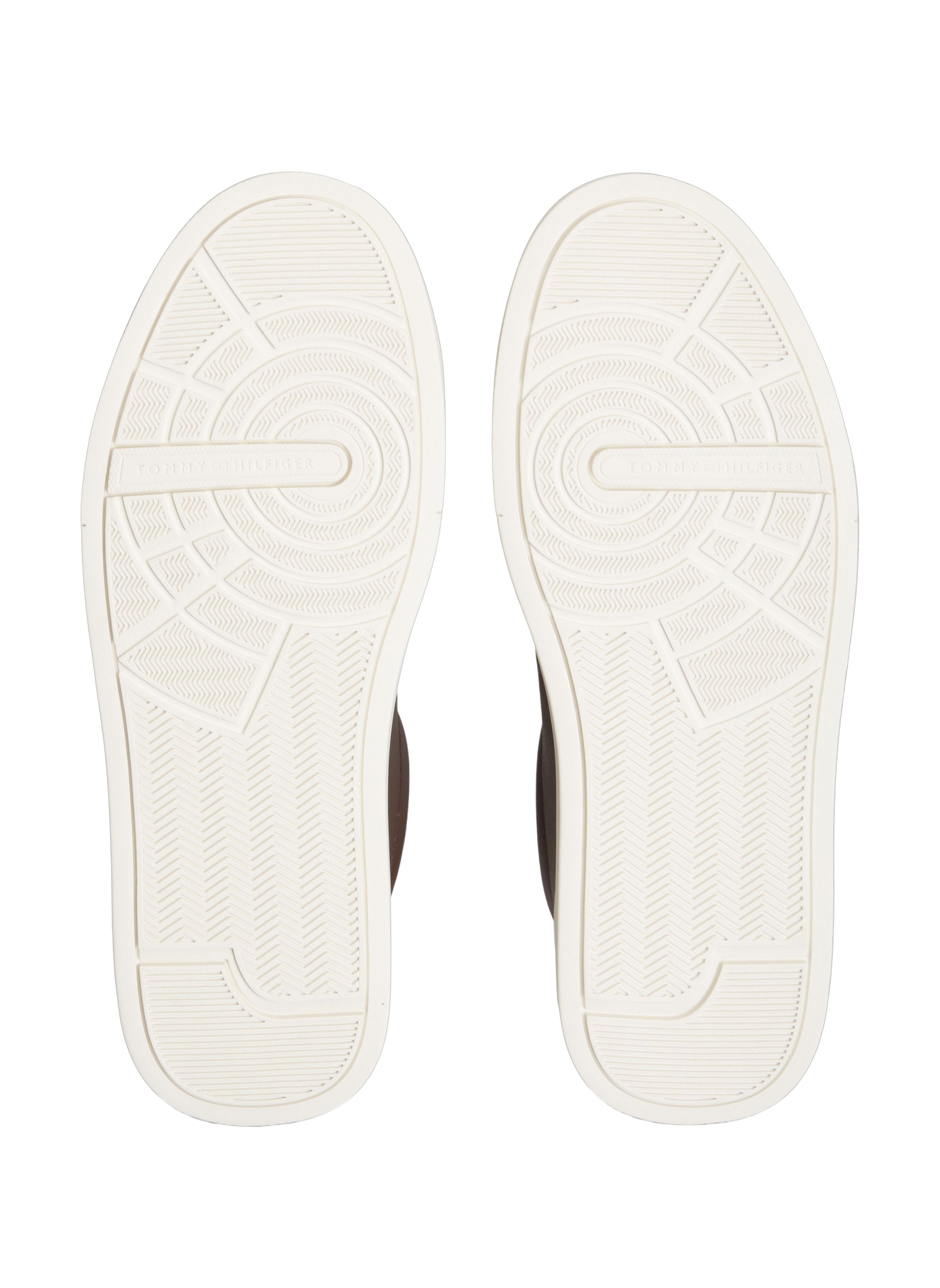 Basket cuir effet grainé | Marron TOMMY HILFIGER Homme