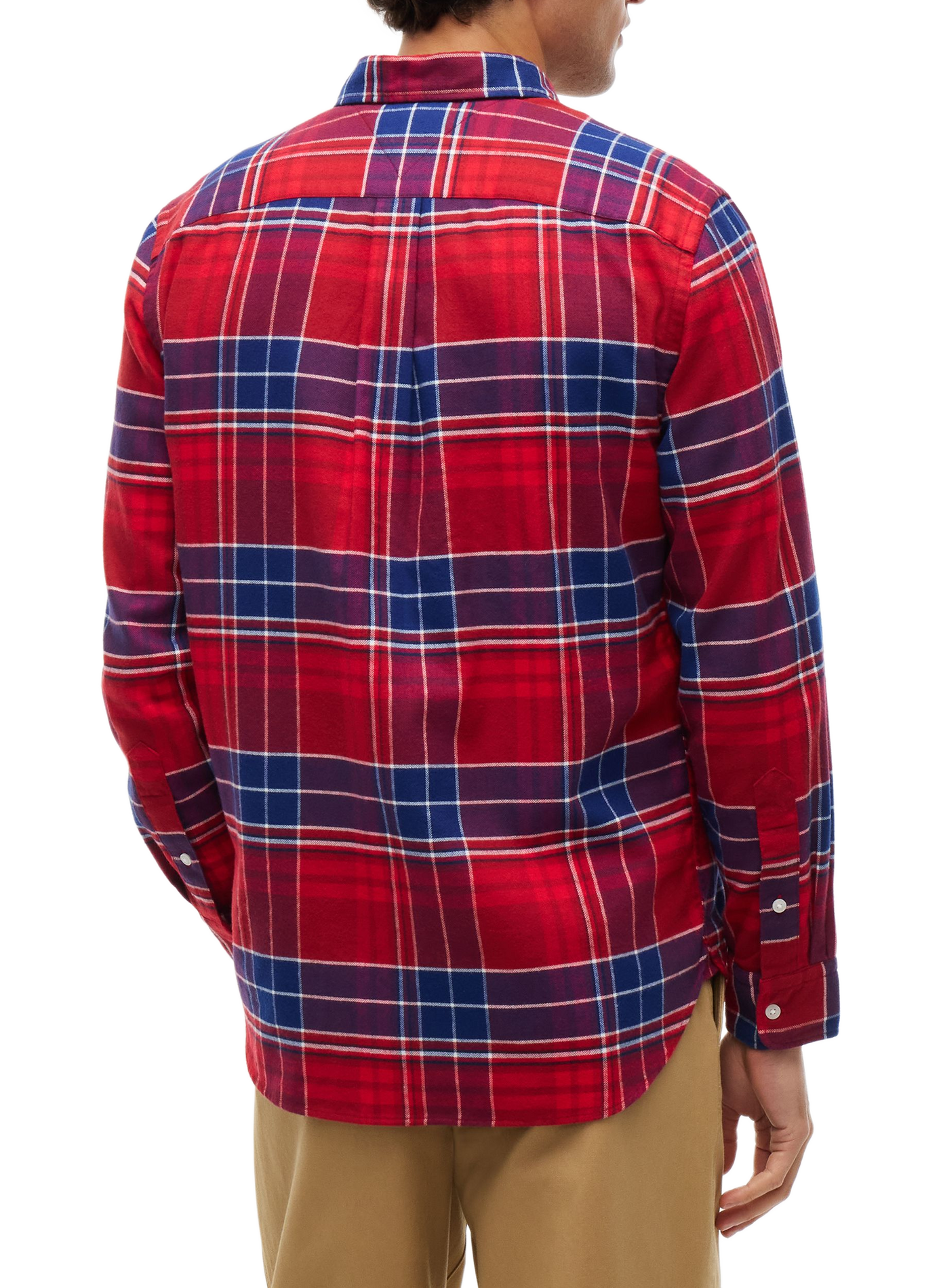 Chemise droite à carreaux TOMMY HILFIGER Red