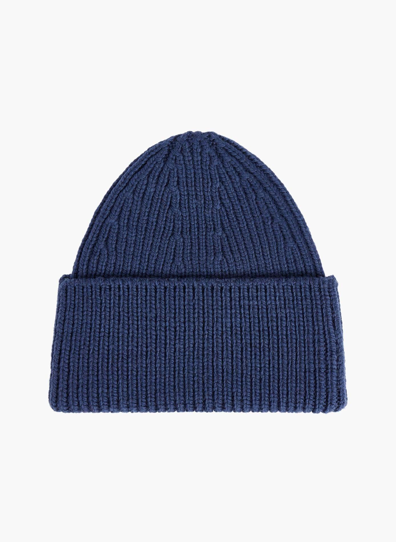 Bonnet knit beanie coupe regular FUSALP Bleu