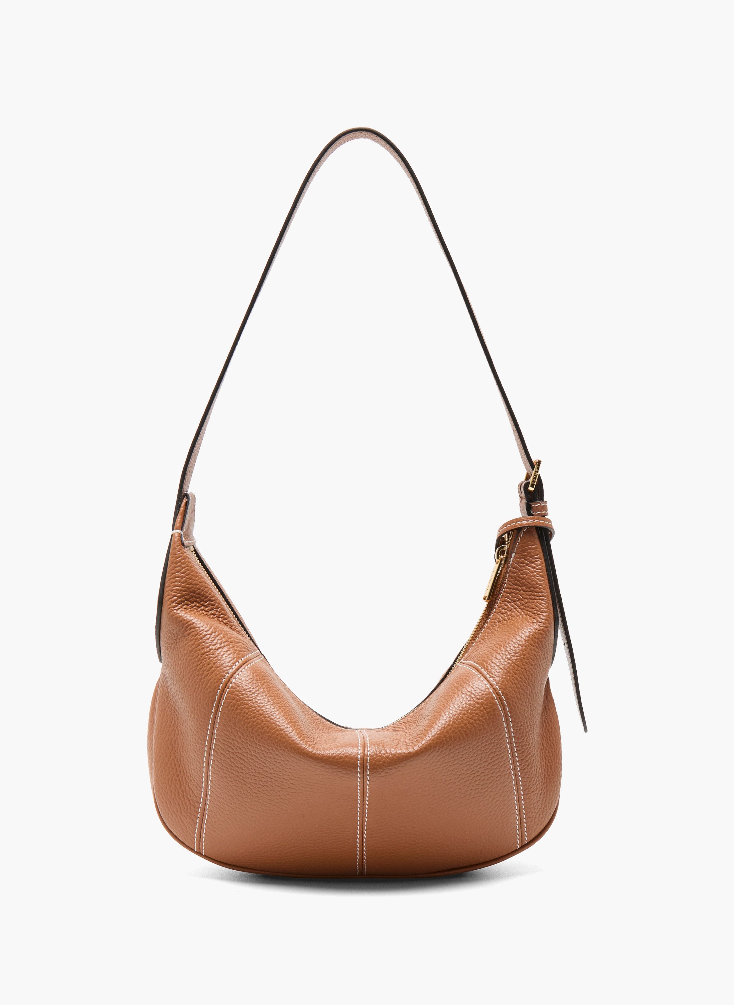 Sac hobo zippé m victoire de lancel en cuir LANCEL Marron