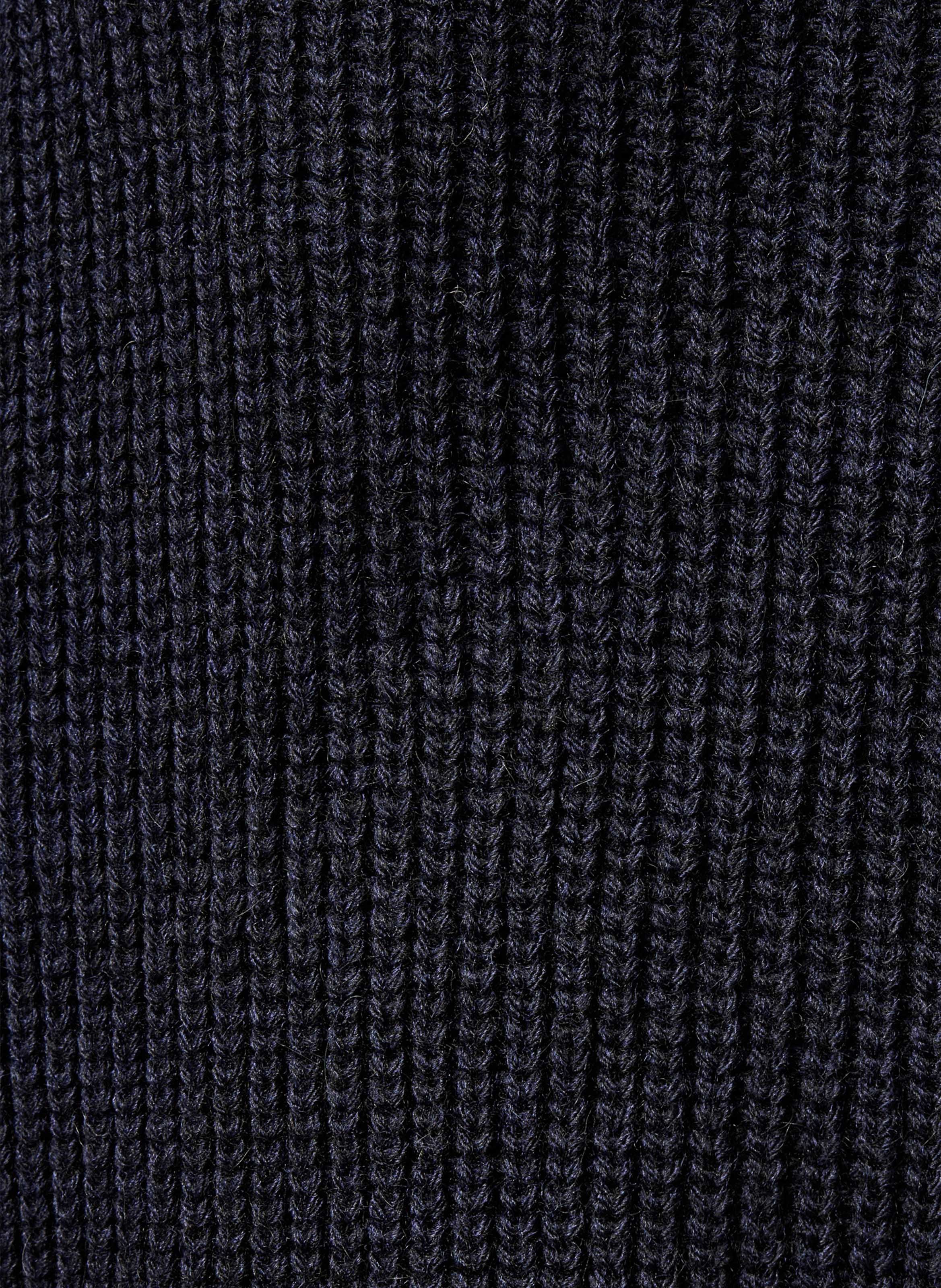 Ruimvallende trui met boothals en parelsteek LA FEE MARABOUTEE Blauw
