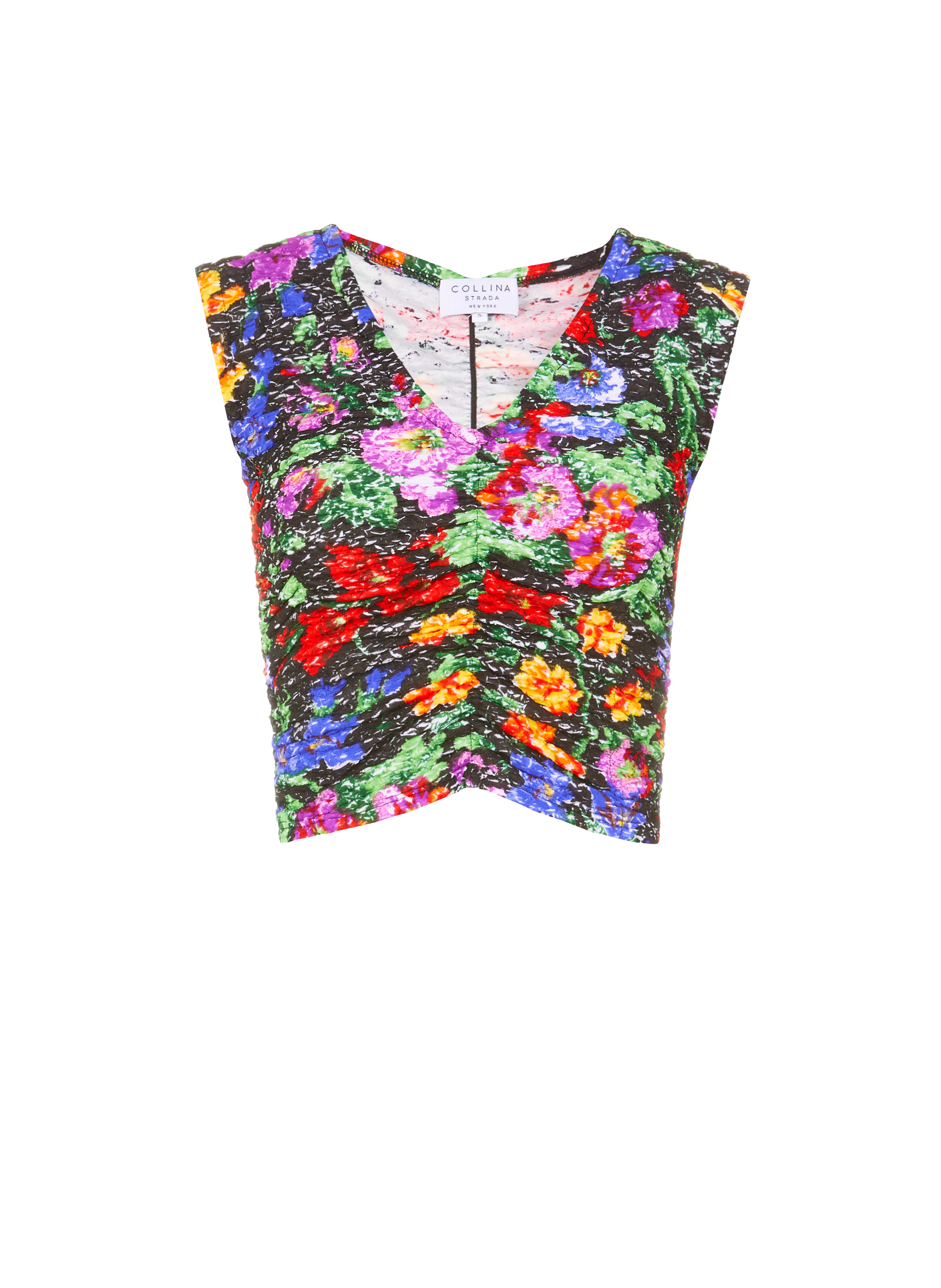 Top imprimé en coton