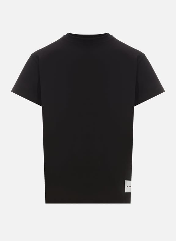T-shirt uni Noir by JIL SANDER JIL SANDER T-shirt uni Noir