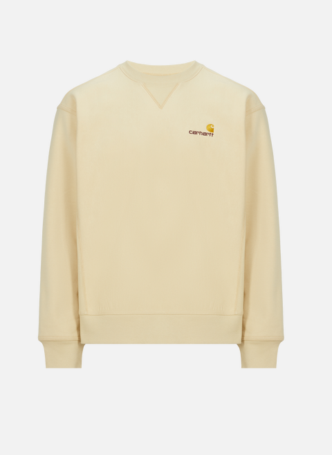 Cotton sweatshirt YellowCARHARTT WIP 