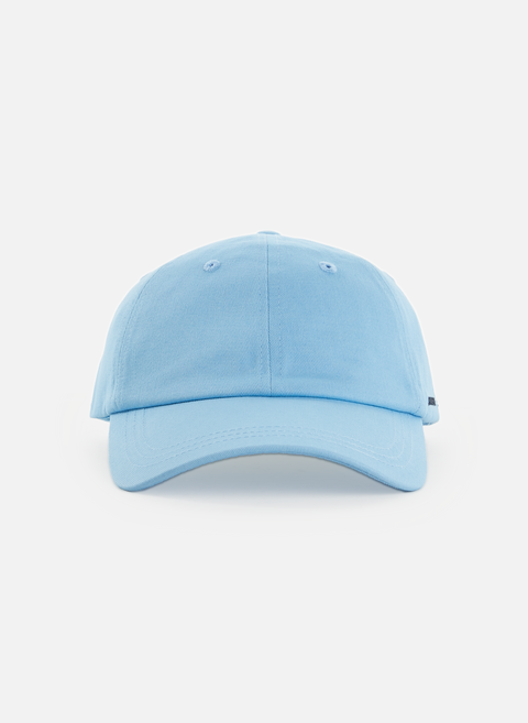 قبعة قطنية باللون الأزرق samsoe samsoe 