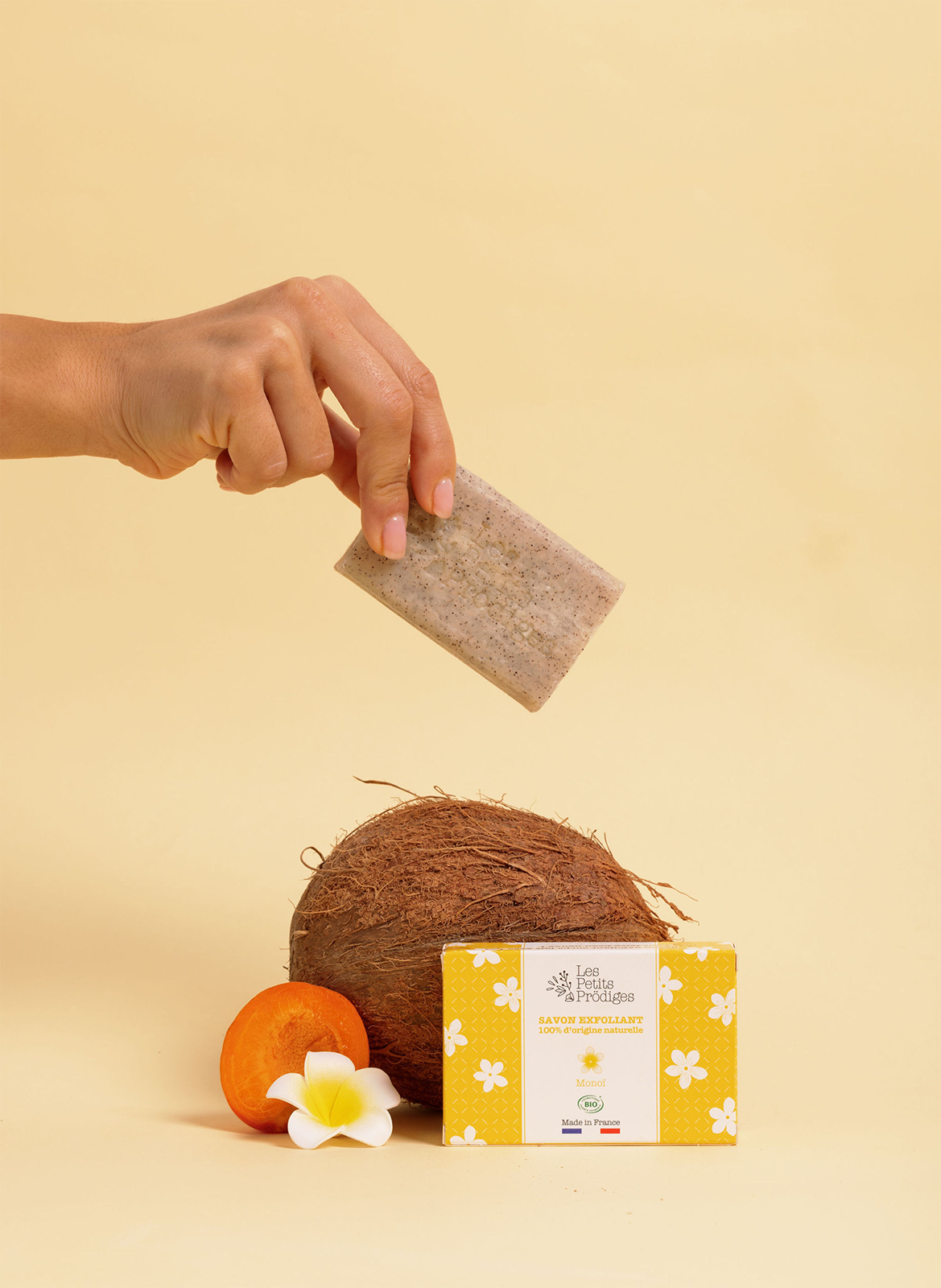 Savon Exfoliant Monoï LES PETITS PRODIGES No color