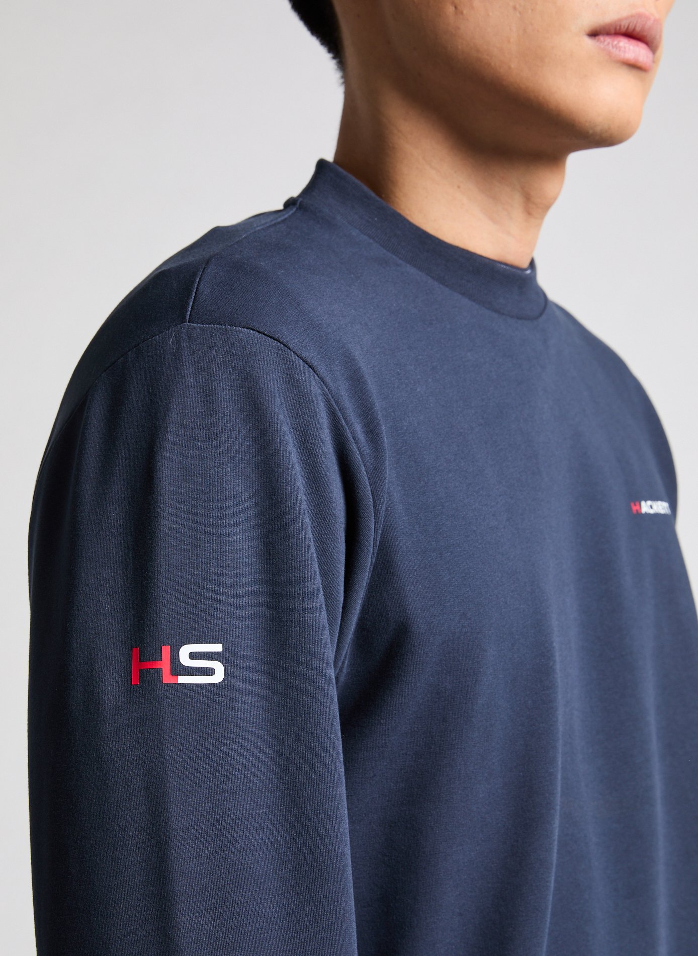 Baumwollpullover HACKETT Blau