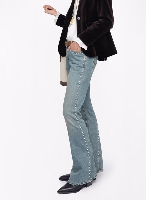 Jean bootcut en coton eclip Bleu by ZADIG&VOLTAIRE ZADIG&VOLTAIRE Jean bootcut en coton eclip Bleu