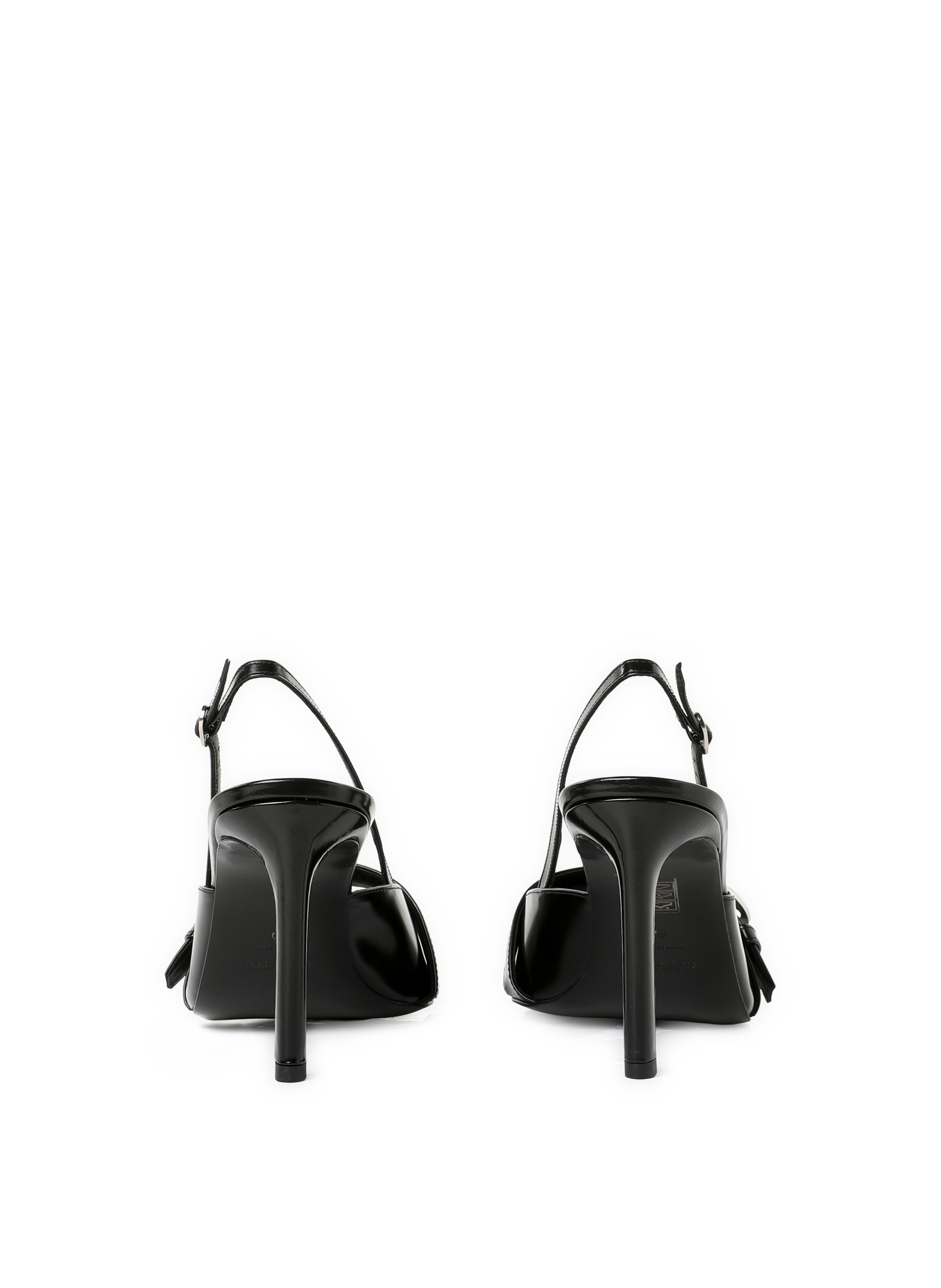 Belt leather pumps COPERNI Black