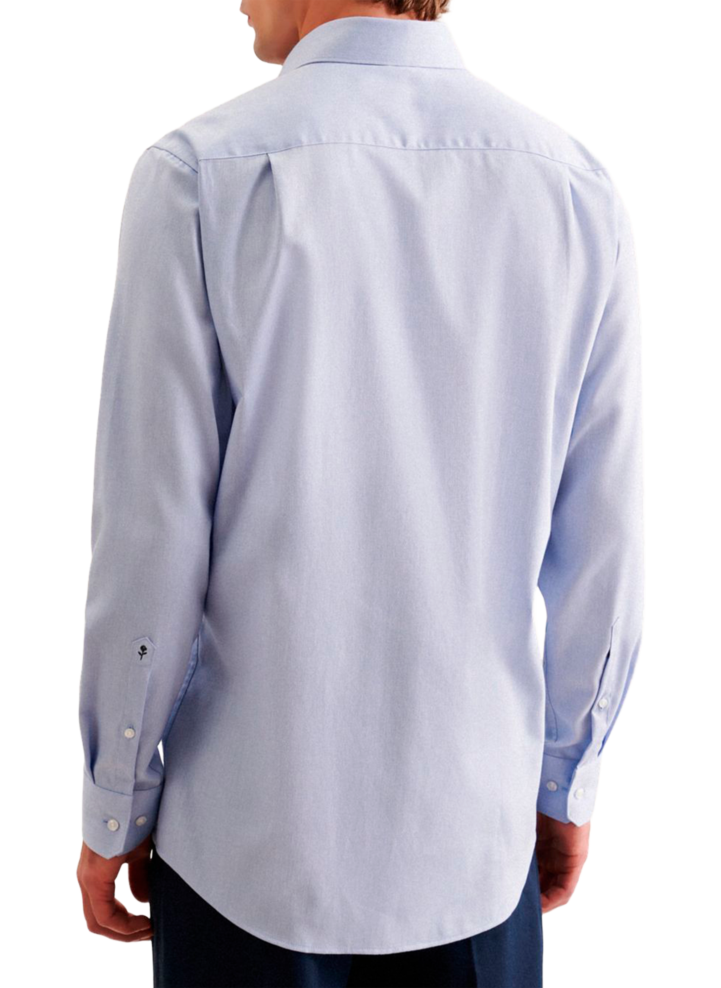 Chemise en coton SEIDENSTICKER Bleu