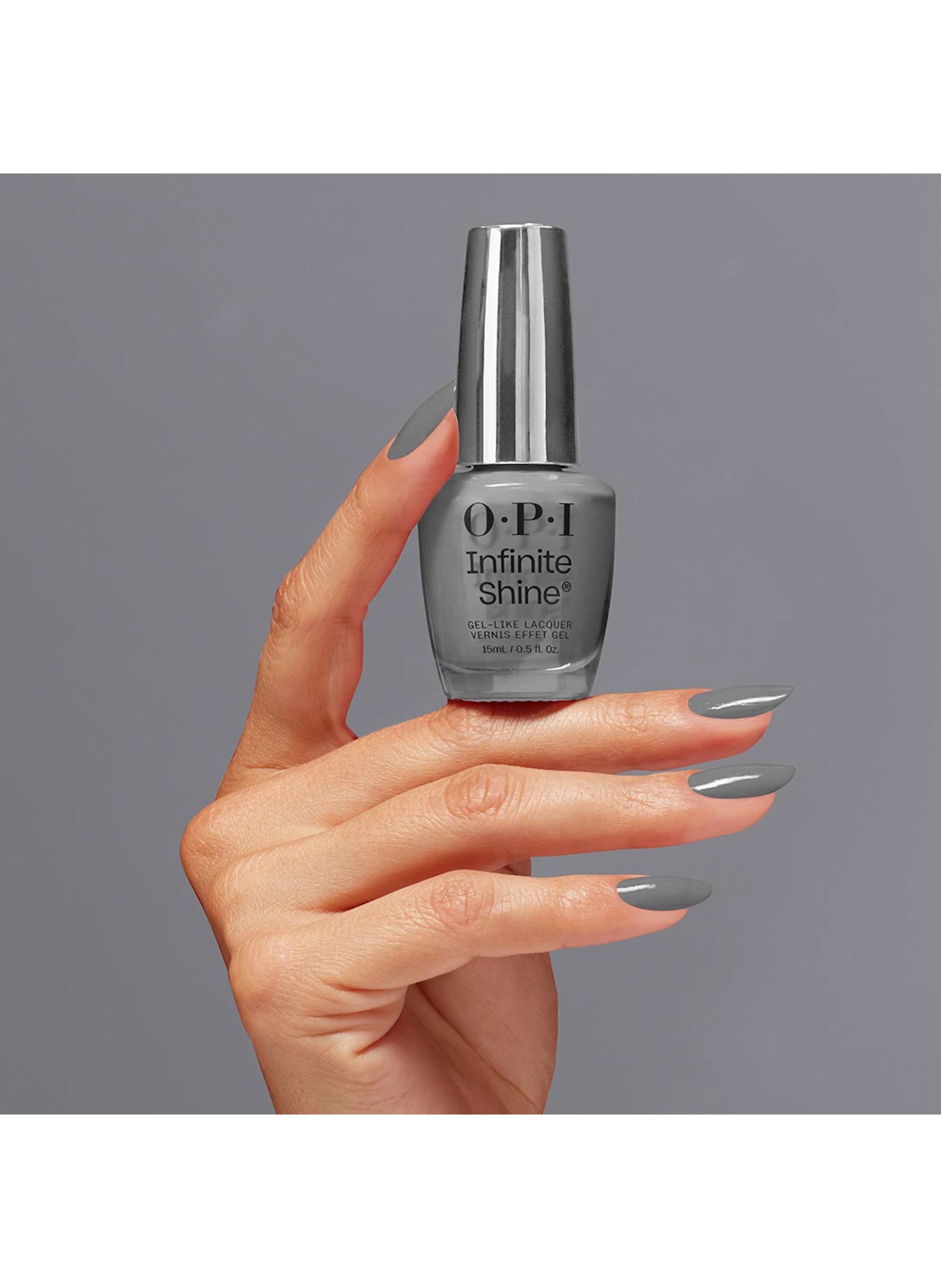 Steel Waters Run DeepInfinite ShineVernis à ongles longue tenue effet gel OPI Gris