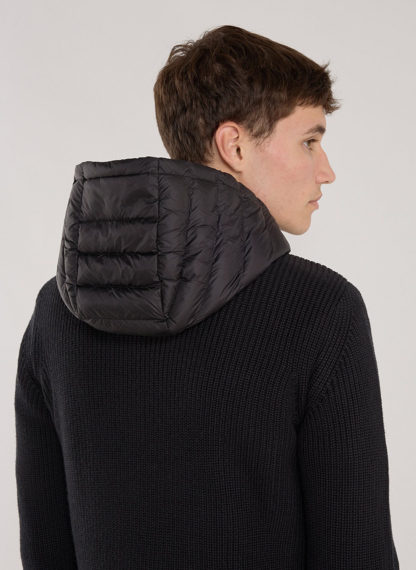 Two-material outdoor jacket JOTT Black