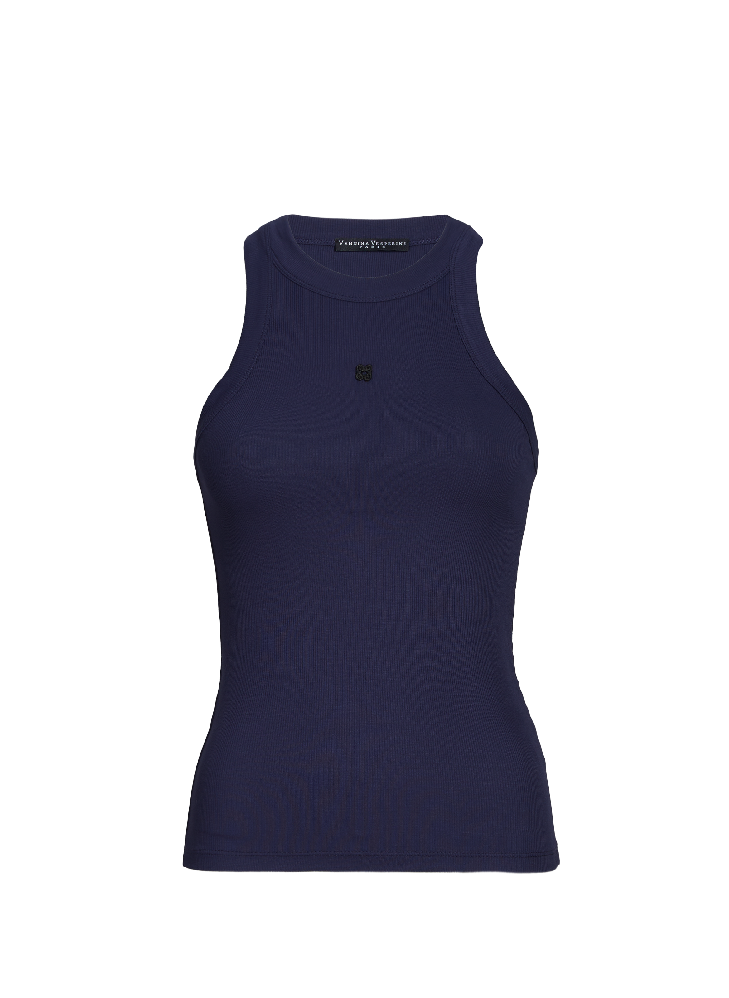 Audrey cotton tank top VANNINA VESPERINI Blue