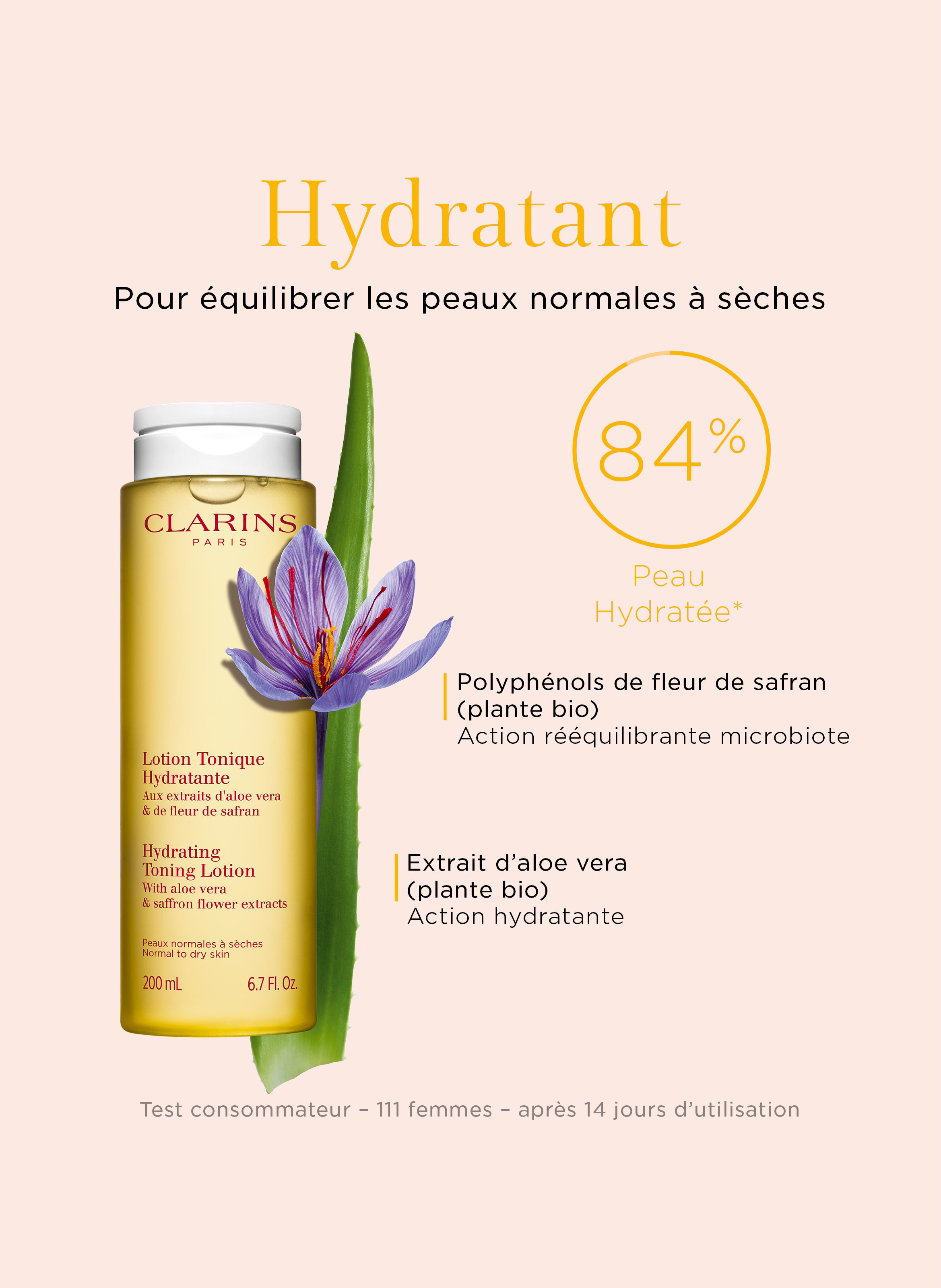 Lotion tonique hydratante - Peaux normales à sèches CLARINS No color
