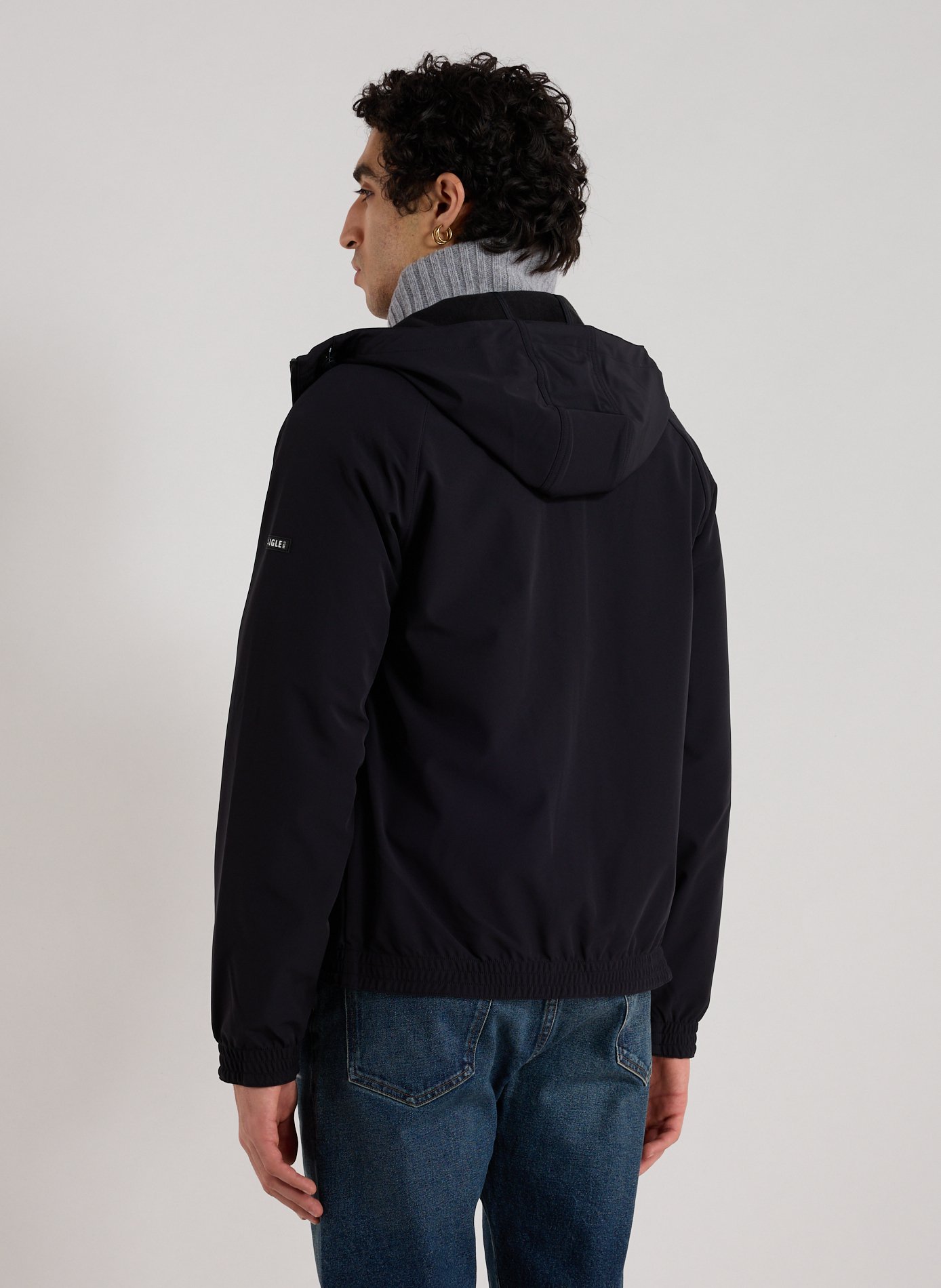 Blouson à capuche AIGLE Noir