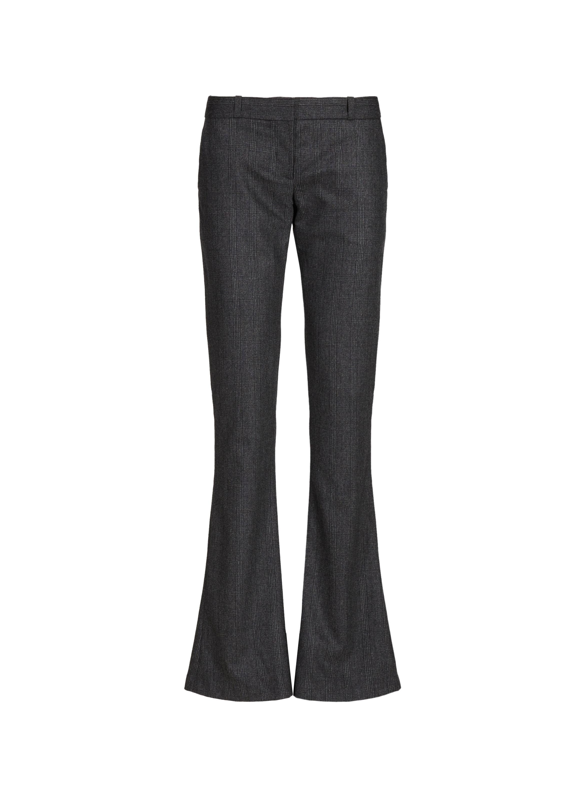 COPERNI Pantalon à carreaux en laine mélangée Gris