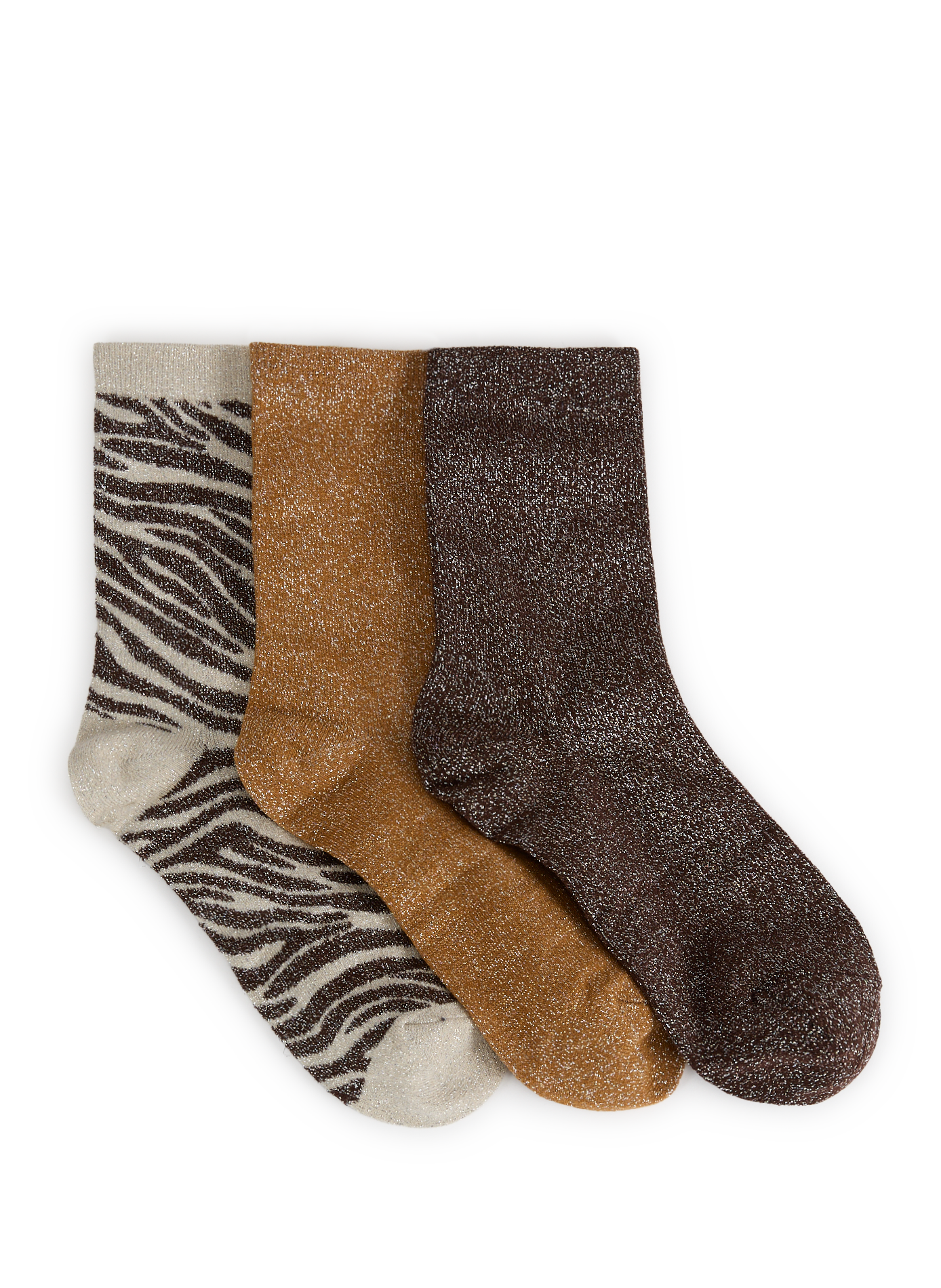 SAISON 1865 Coffret de 3 chaussettes métallisées   Multicolore