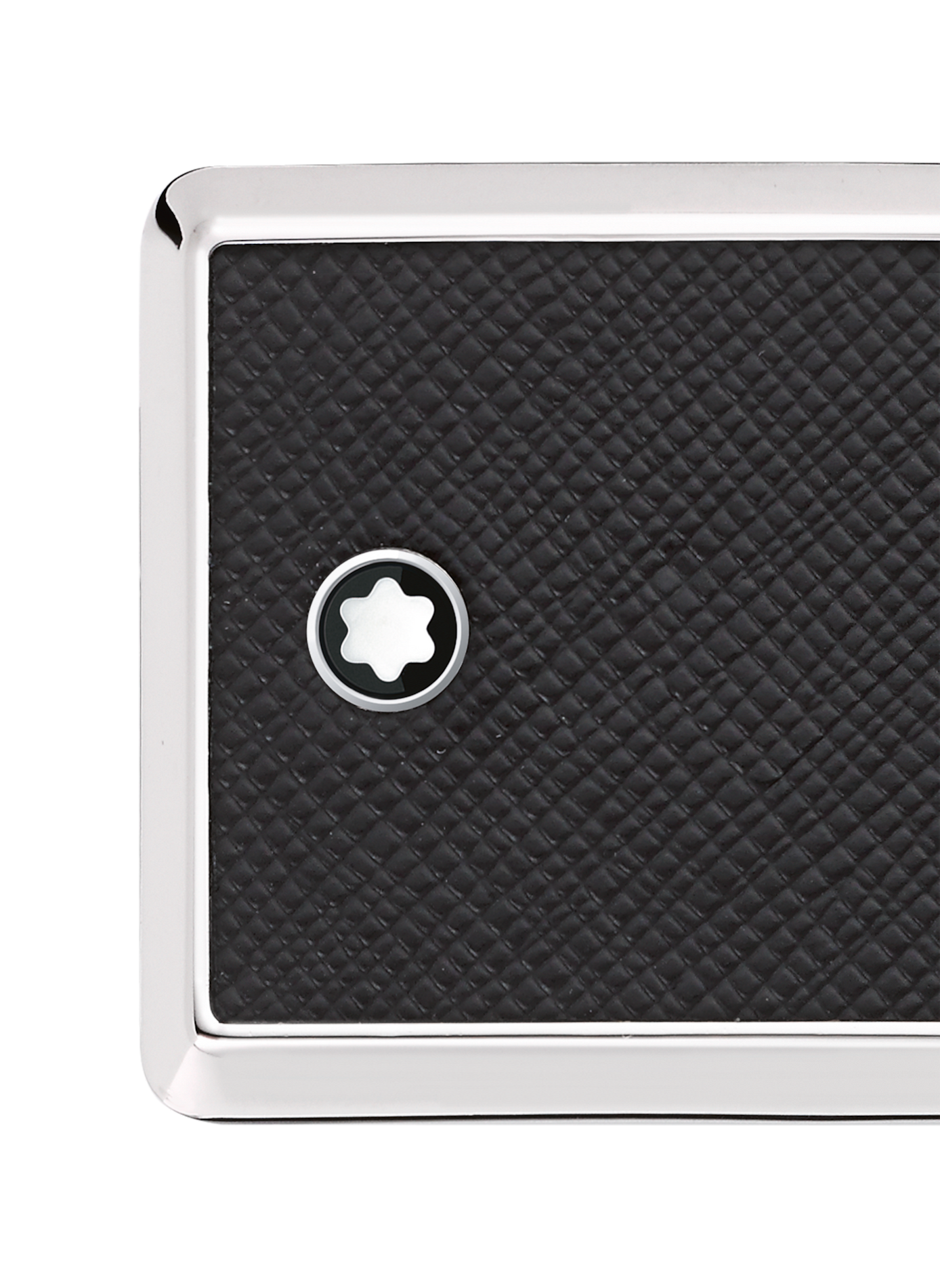 Adjustable leather belt MONTBLANC Black