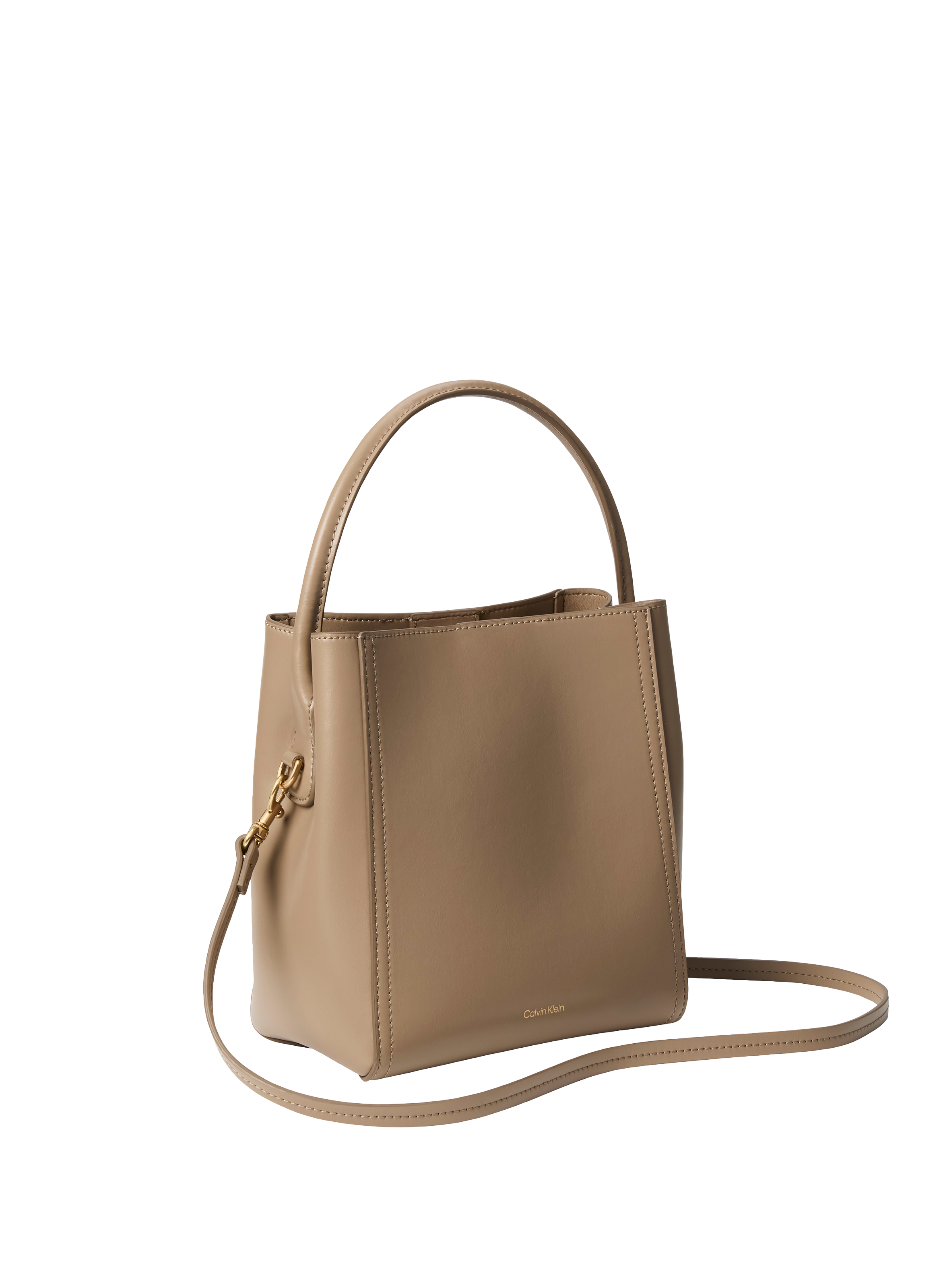 Solid bucket bag Beige