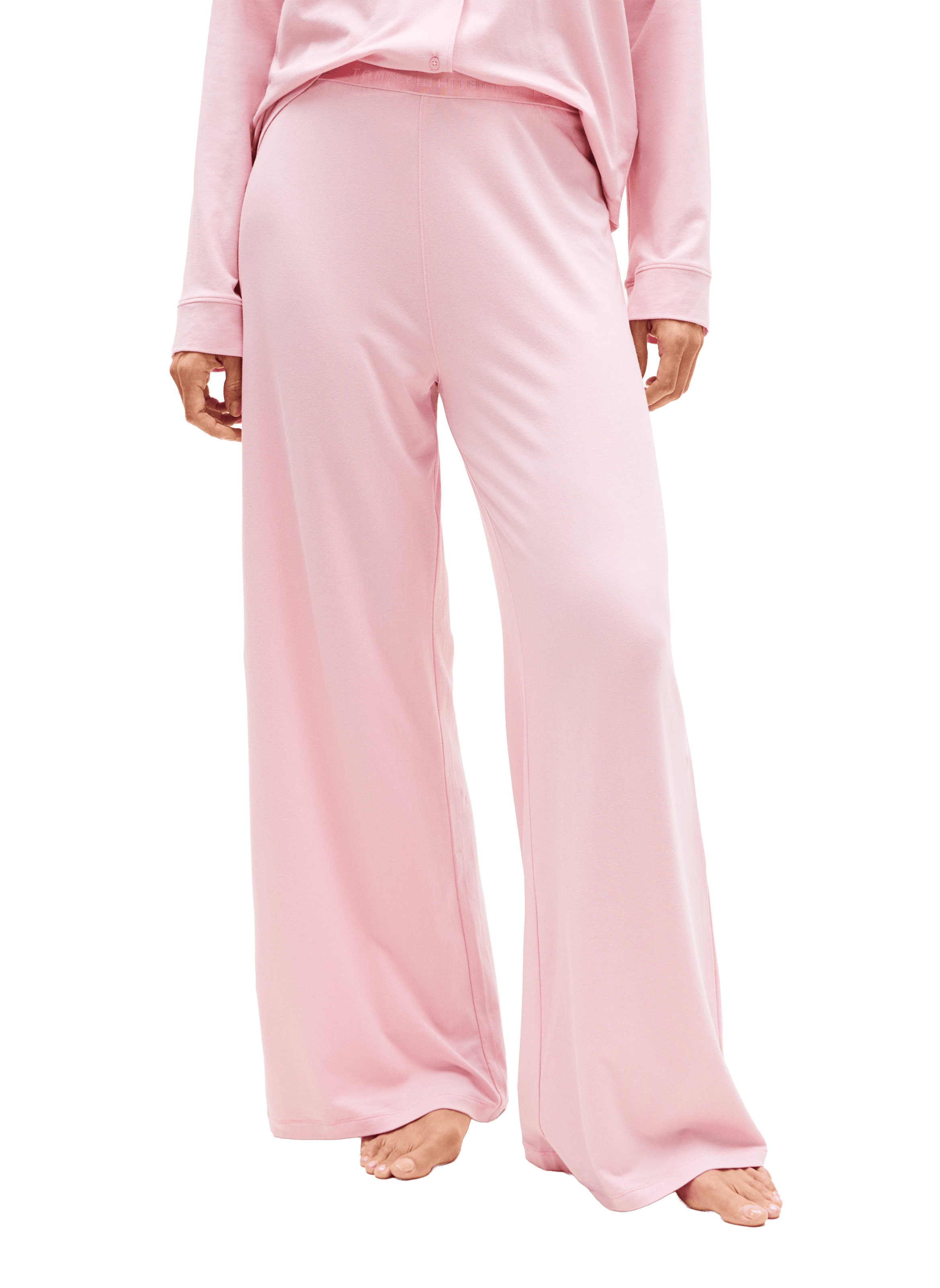 Mixed cotton pajama pants TOMMY HILFIGER Pink