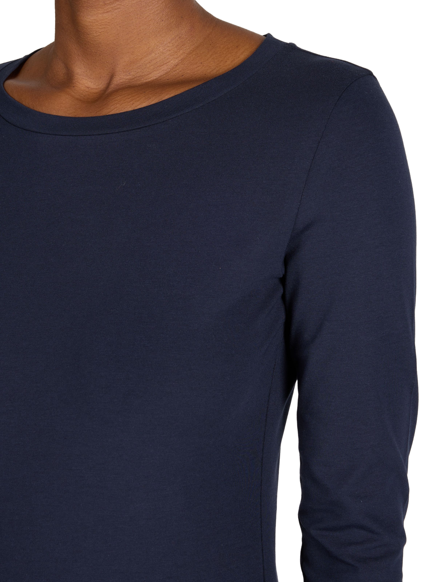 3/4 sleeve cotton T-shirt WEEK END Blue