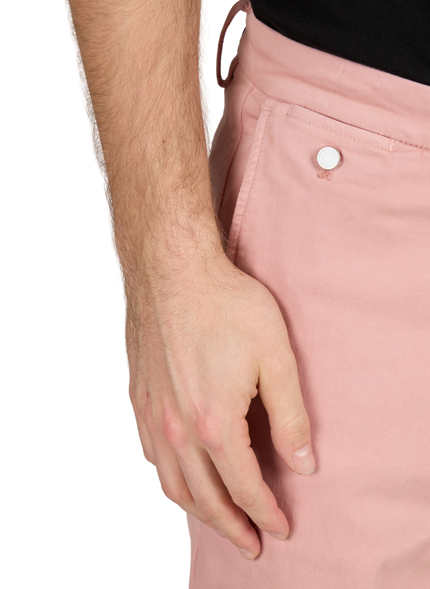 Jeans slim uni en coton mélangé REPLAY Rose