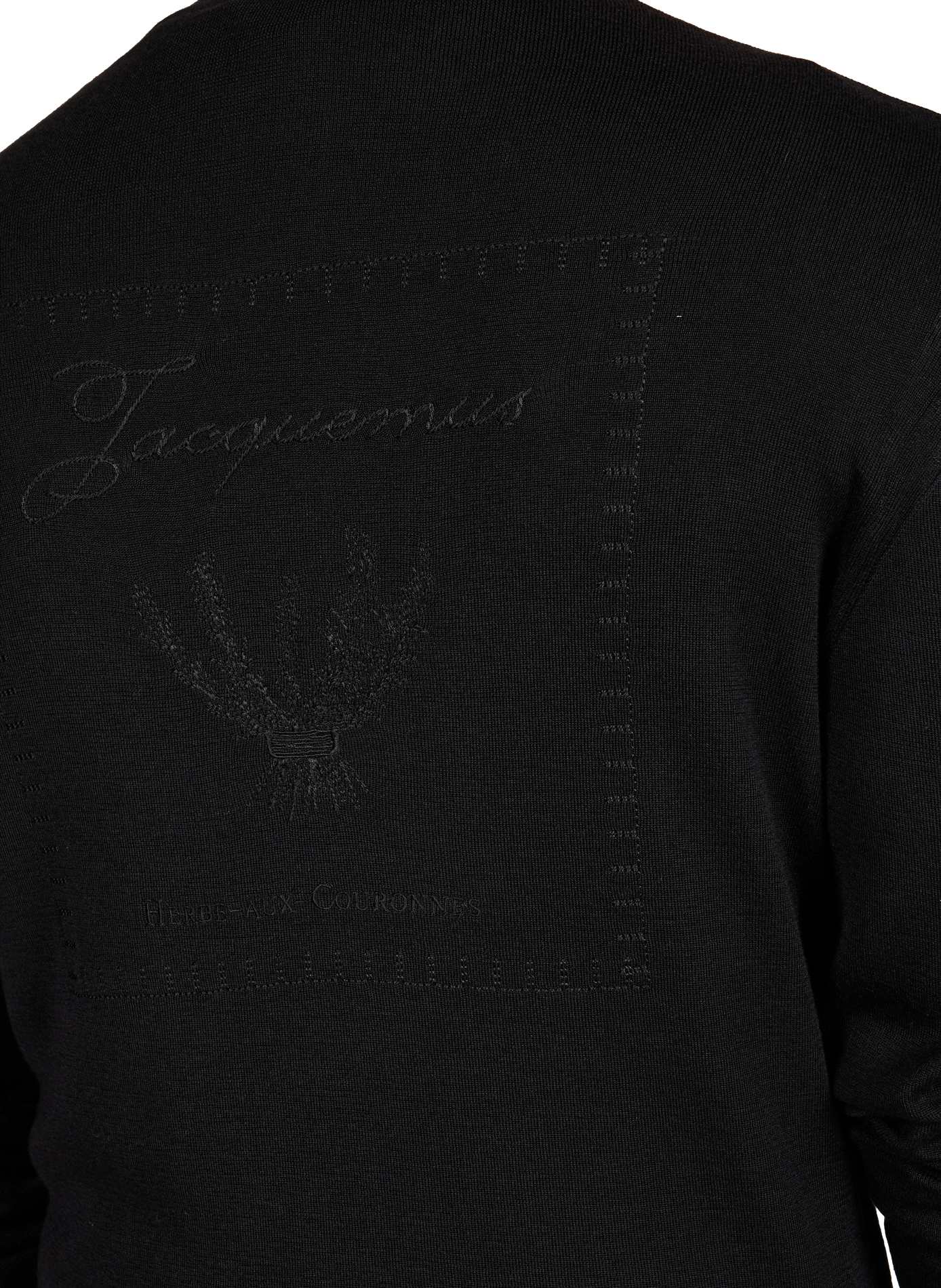 The Rosemary Knit in virgin wool and silk JACQUEMUS Black