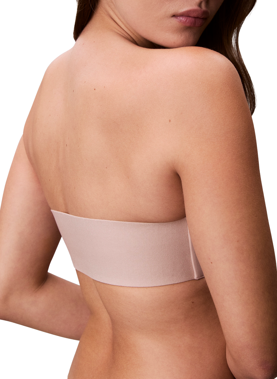 Brassière perfectly fit sans bretelles CALVIN KLEIN Beige