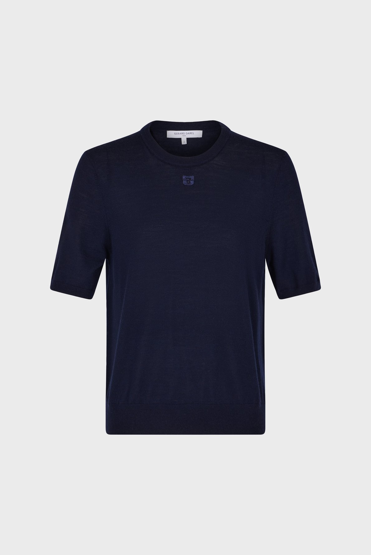 Pull manches courtes en laine - lysea GERARD DAREL Bleu