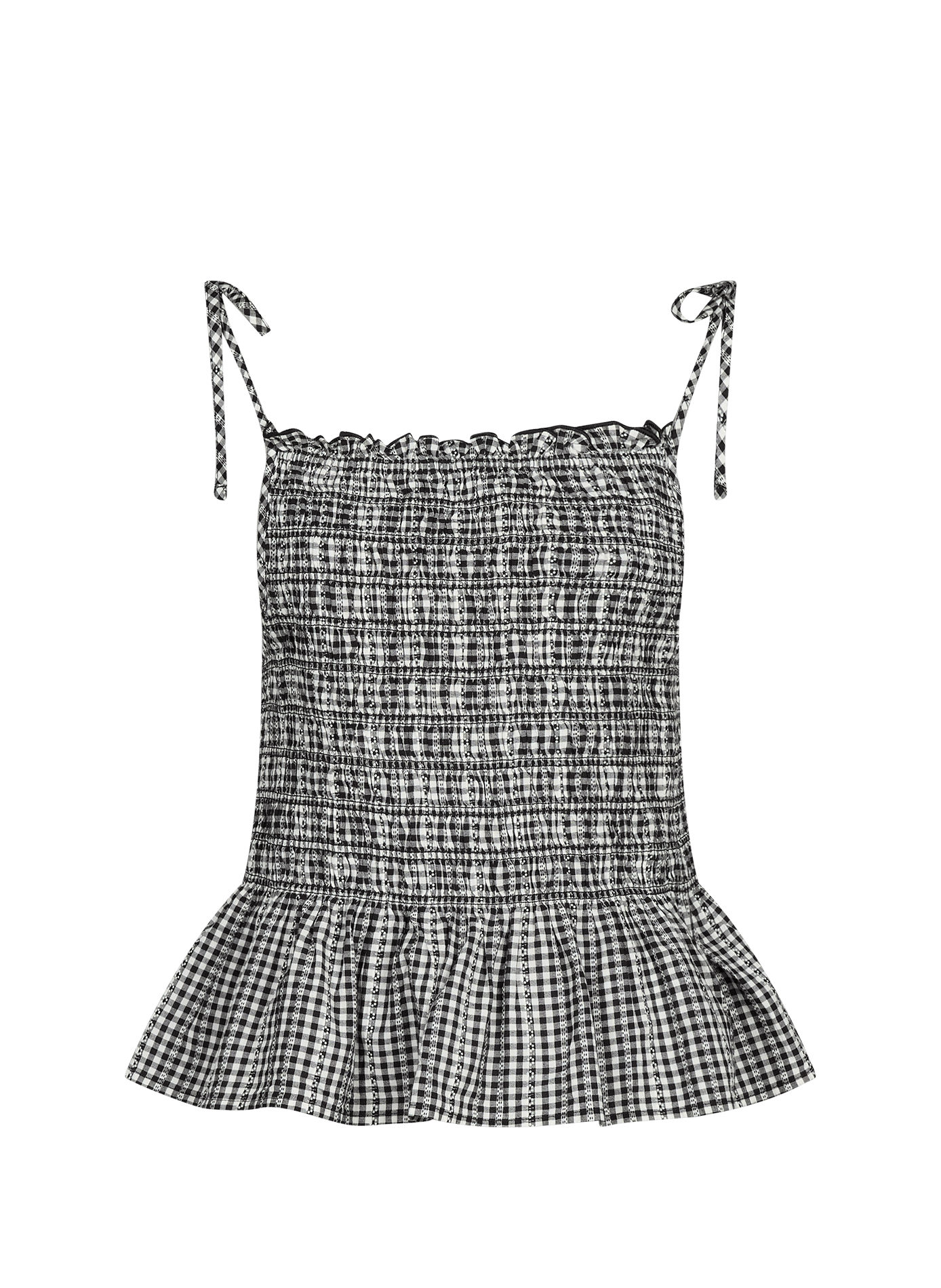 Smocked cotton top LEVI'S Black